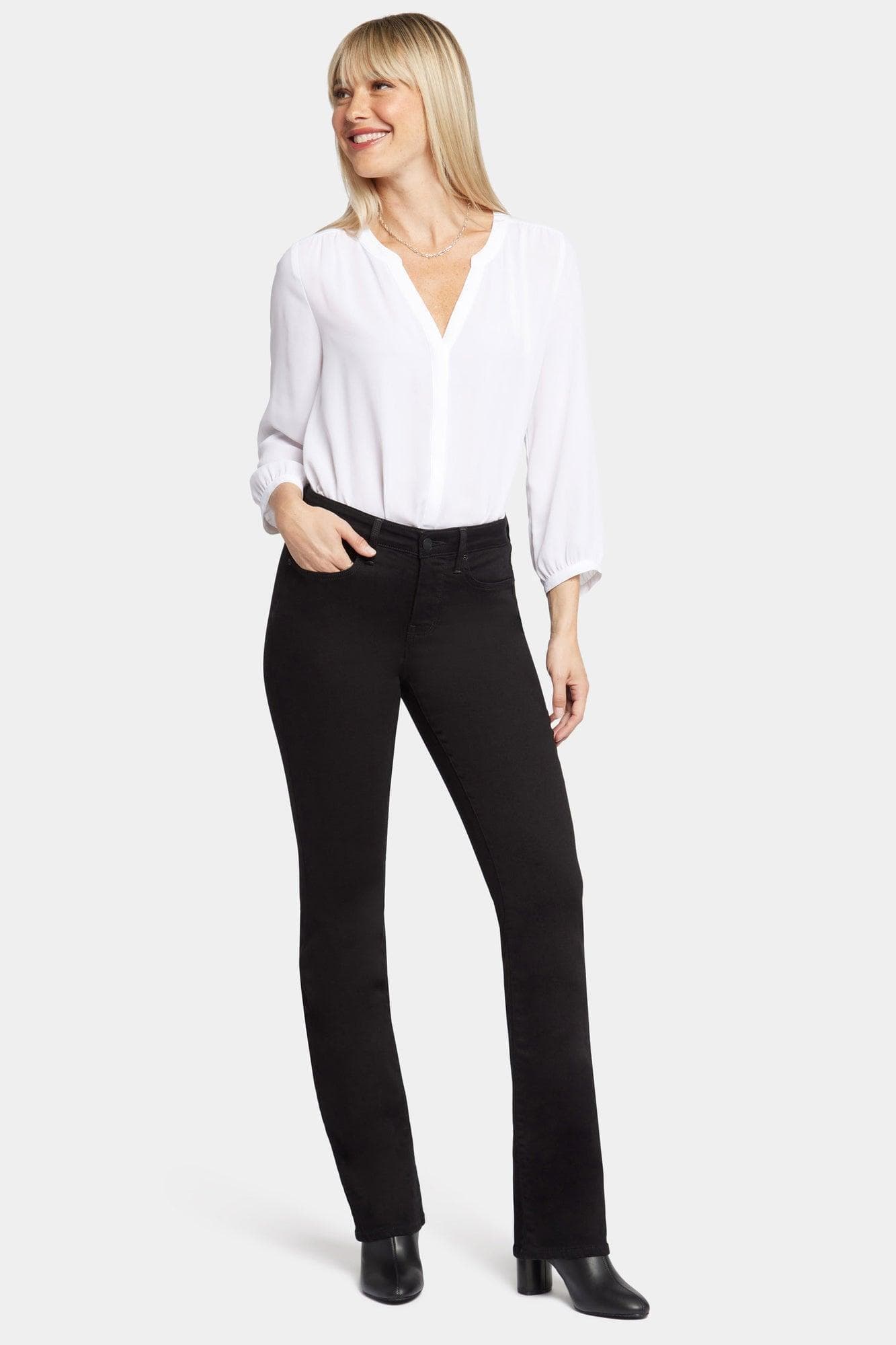 NWT - NYDJ 'Barbara Bootcut' Black Jeans RRP $308.00 -Size 2US or 6/8AU — photo 6 of 6