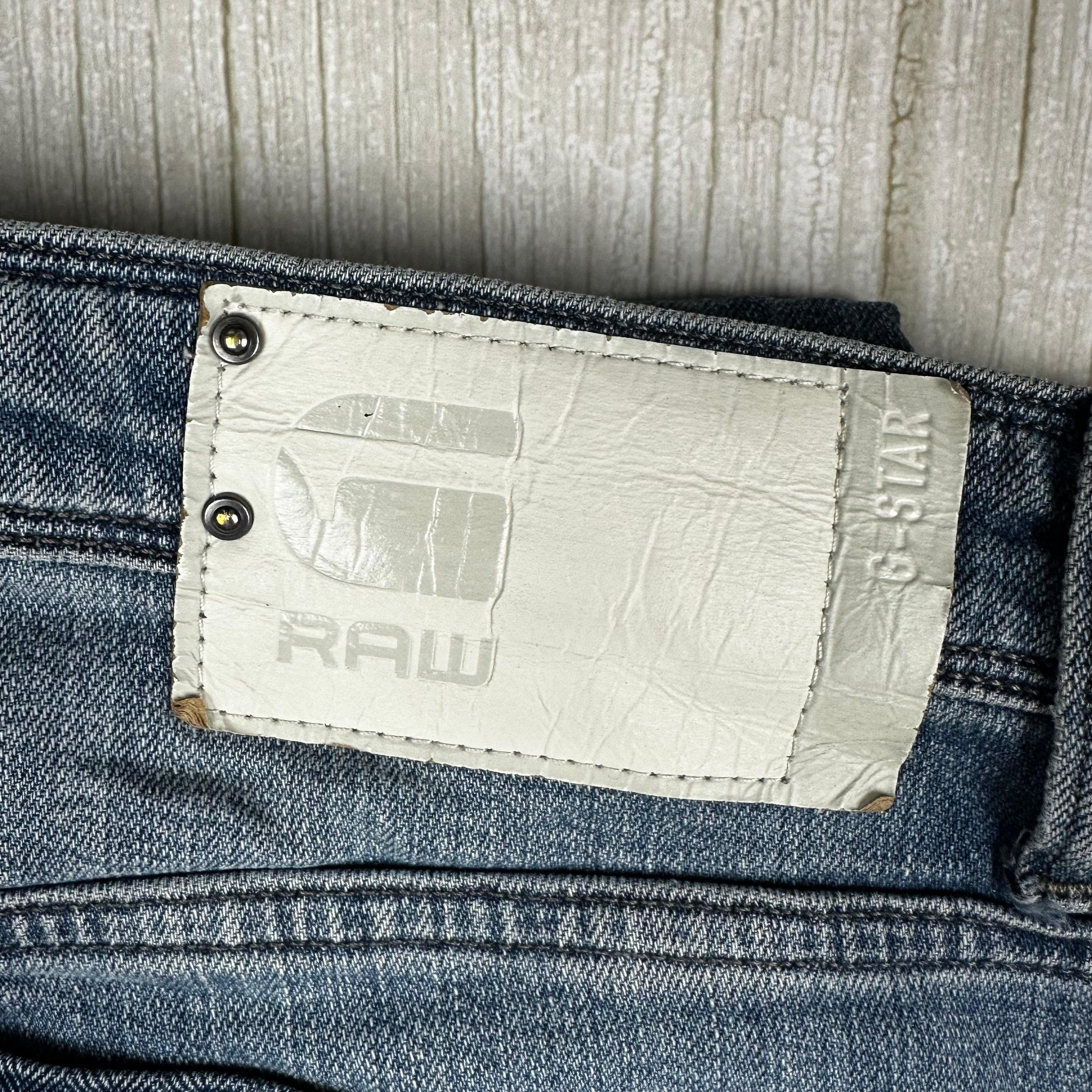 G Star RAW Mens "Kilcot' Straight Tapered Jeans -Size 38/32 — photo 8 of 9