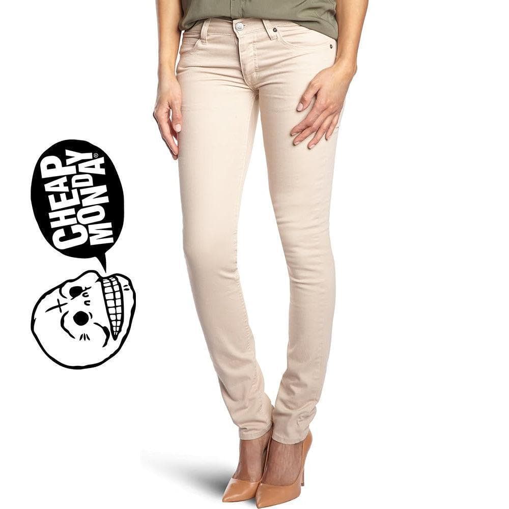 NWT - Cheap Monday 'Narrow Beige' Skinny Jeans - Size 29//32 — photo 1 of 6