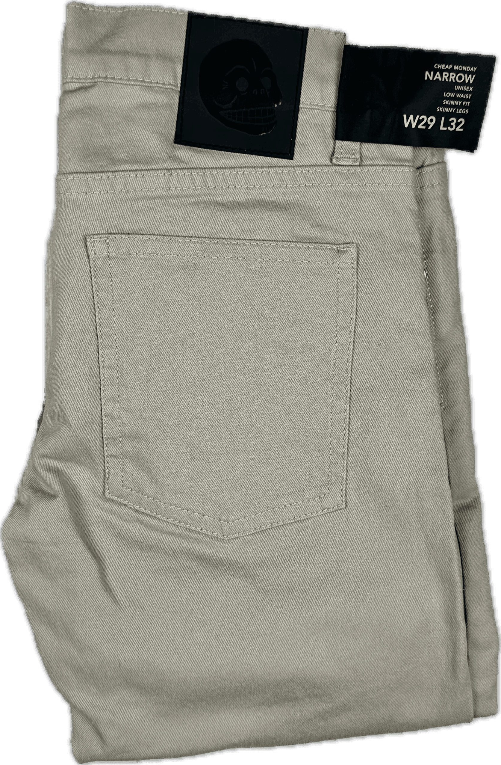 NWT - Cheap Monday 'Narrow Beige' Skinny Jeans - Size 29//32 — photo 3 of 6