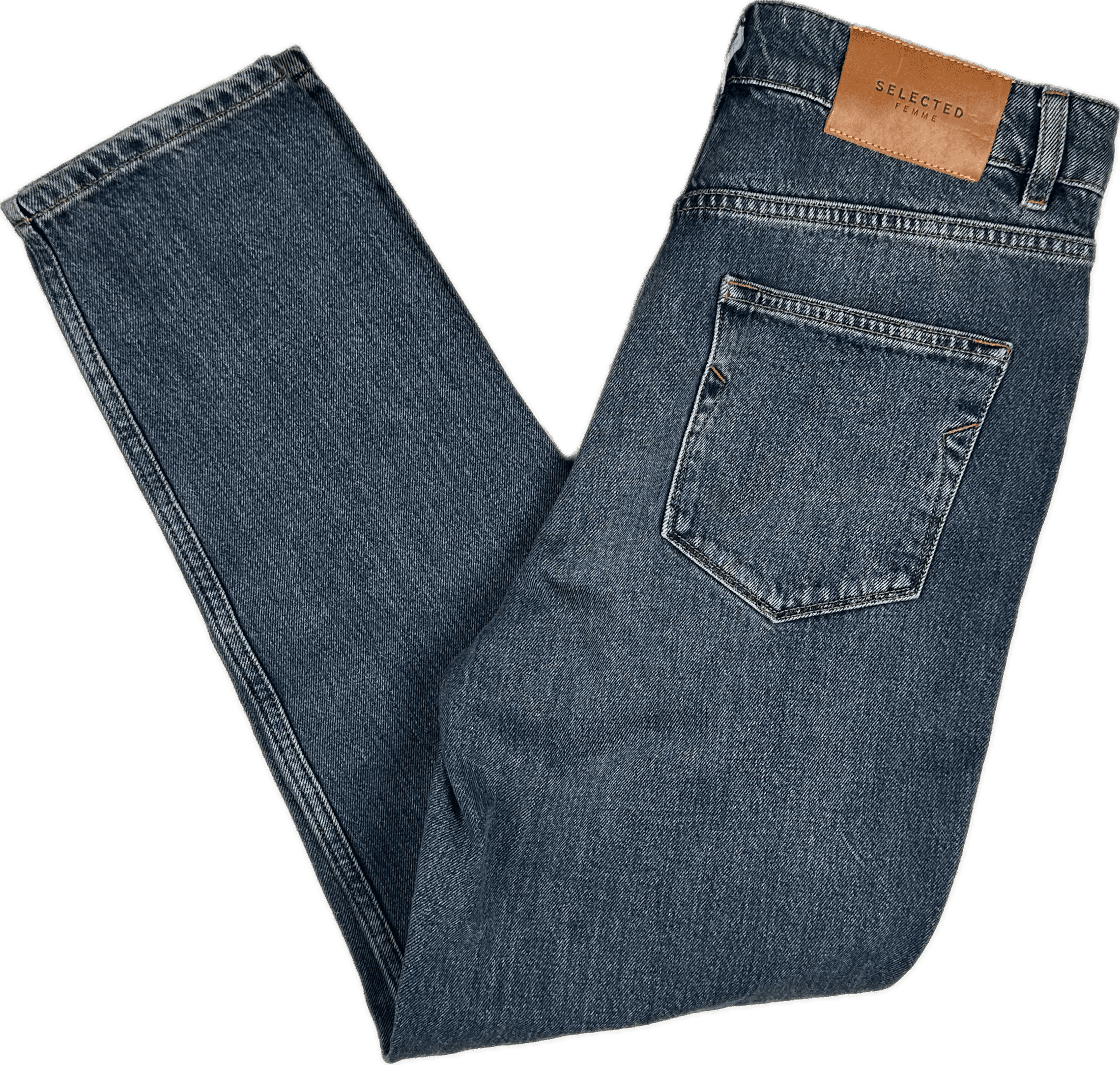 Selected Femme Tapered 'Mom Fit' Jeans - Size 28 — photo 2 of 8