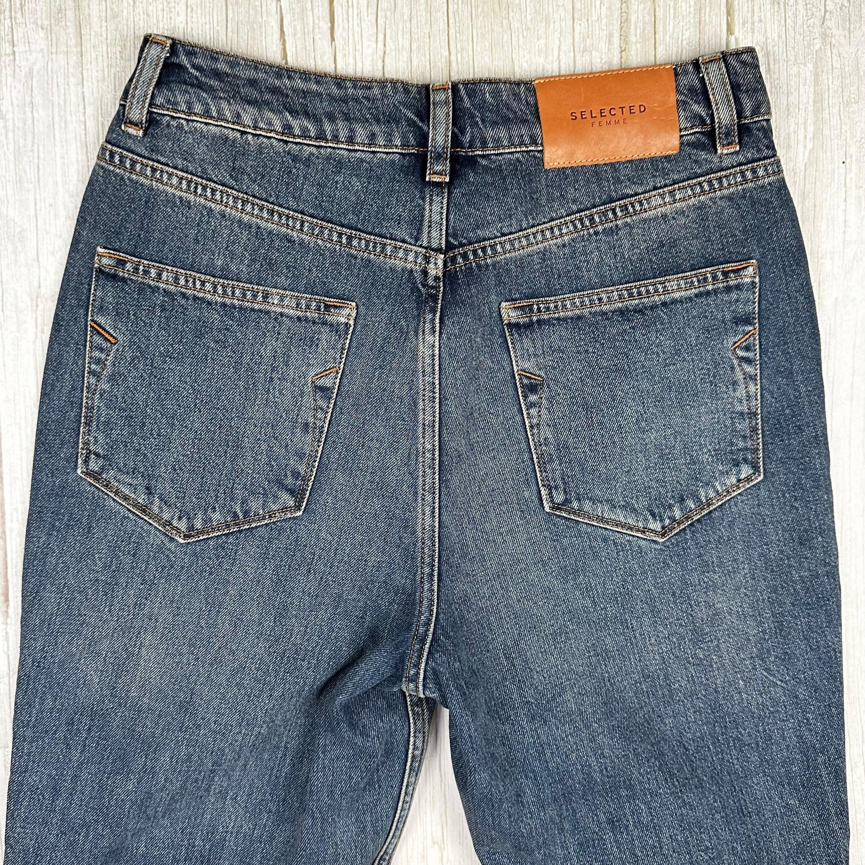 Selected Femme Tapered 'Mom Fit' Jeans - Size 28 — photo 5 of 8