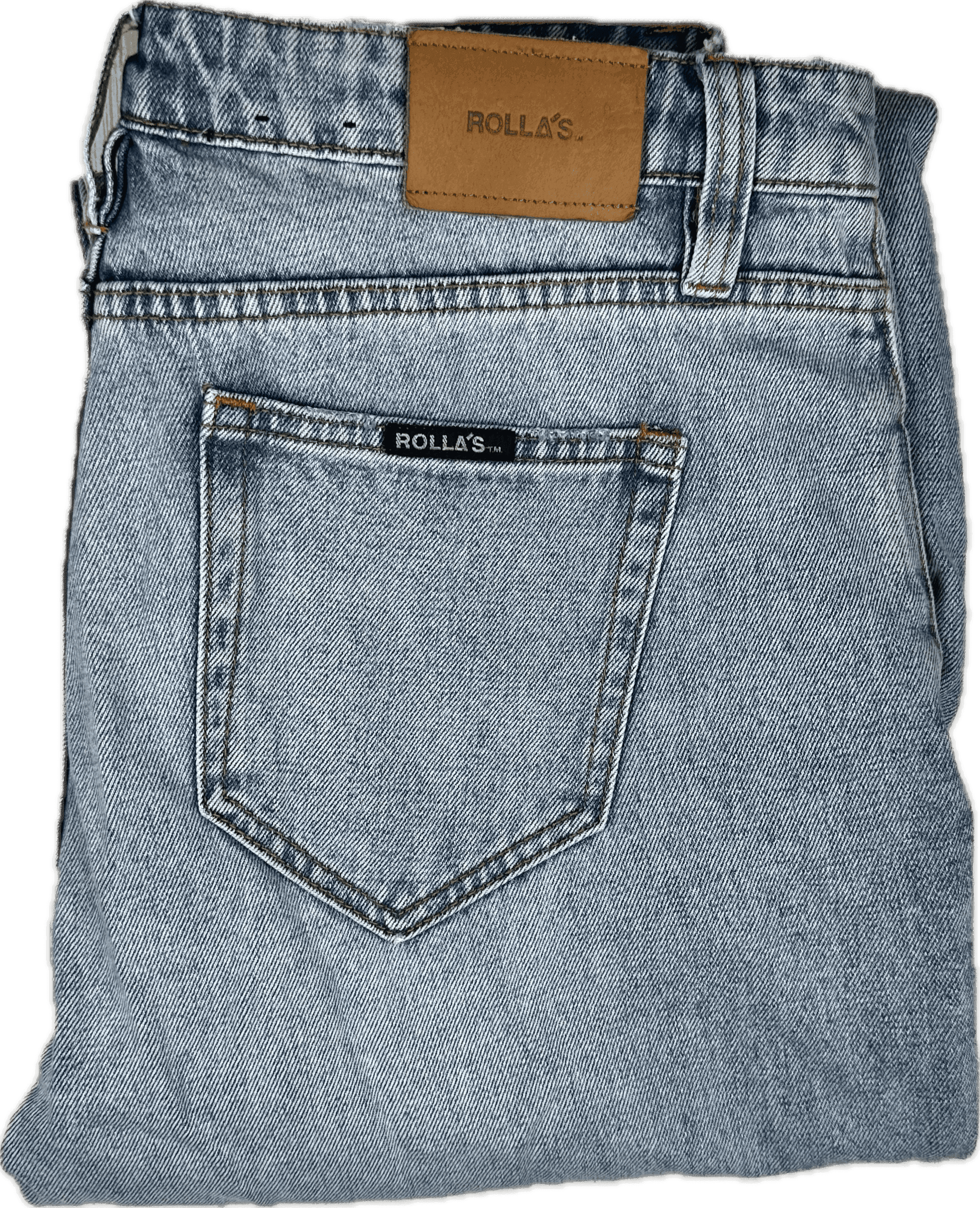 ROLLAS Mens 'Lazy Boy' Loose Fit Crop Jeans - Size 32" — photo 3 of 9