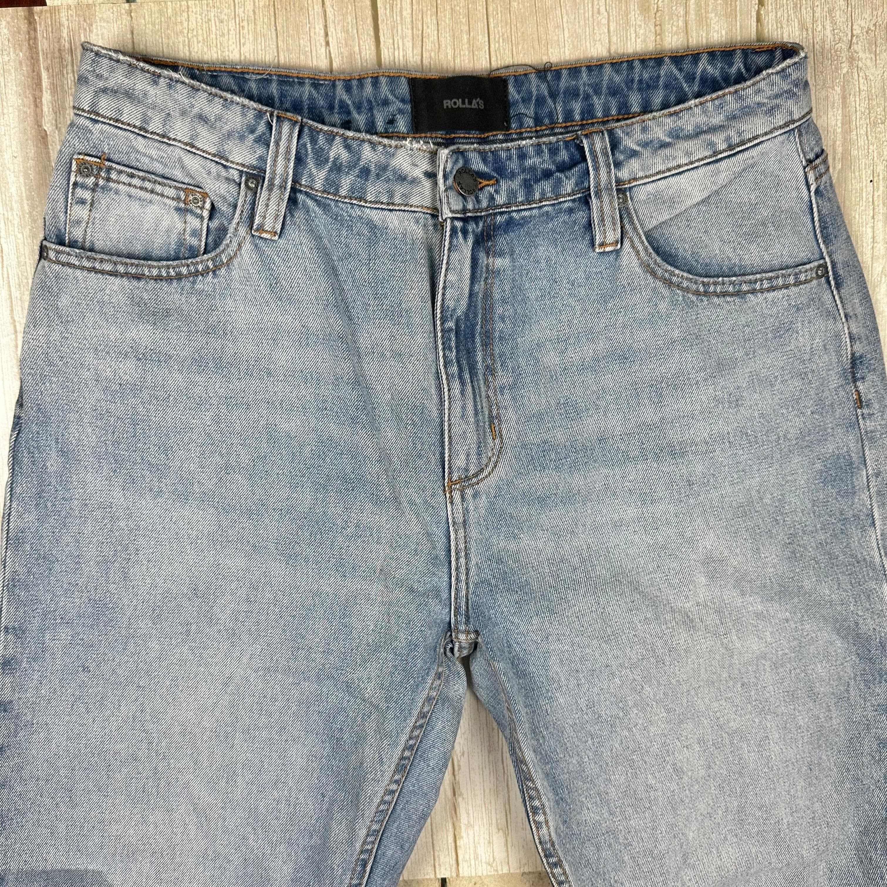 ROLLAS Mens 'Lazy Boy' Loose Fit Crop Jeans - Size 32" — photo 5 of 9