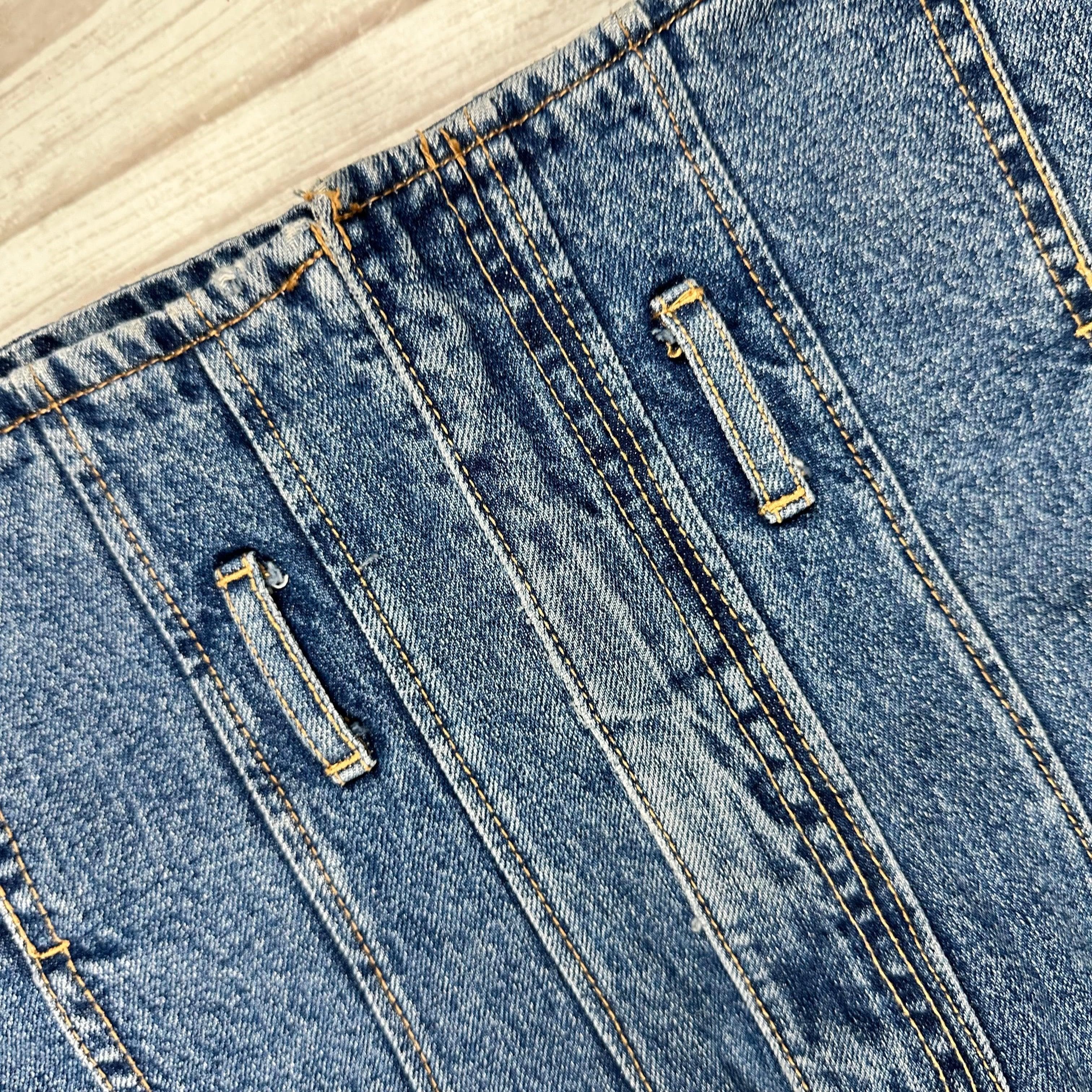 Bardot High Corset Waist Denim Skirt -Size 8 — photo 4 of 5