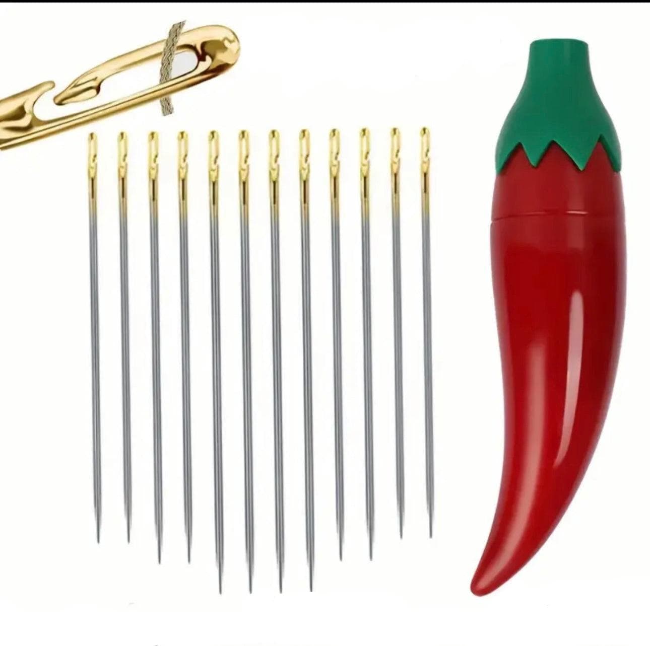 Hot Chilli -Self Thread Needle Kit - Mending is better than ending! — photo 1 of 4