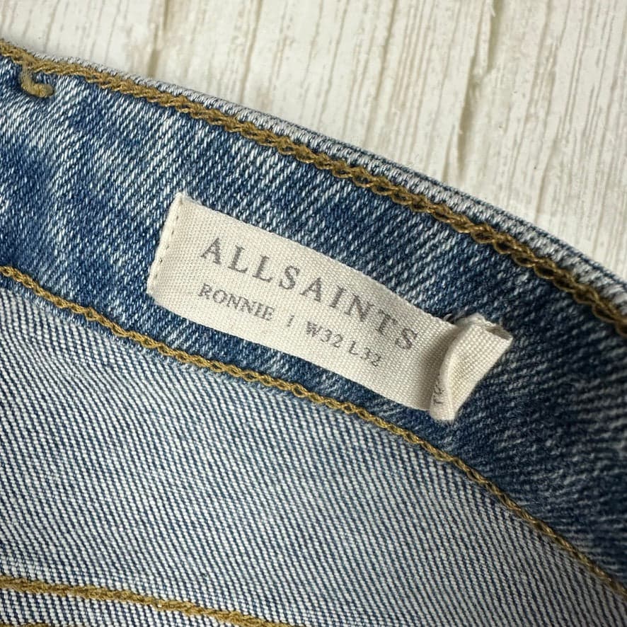 All Saints 'Ronnie' Skinny Denim Jeans -Size 32/32 — photo 5 of 8