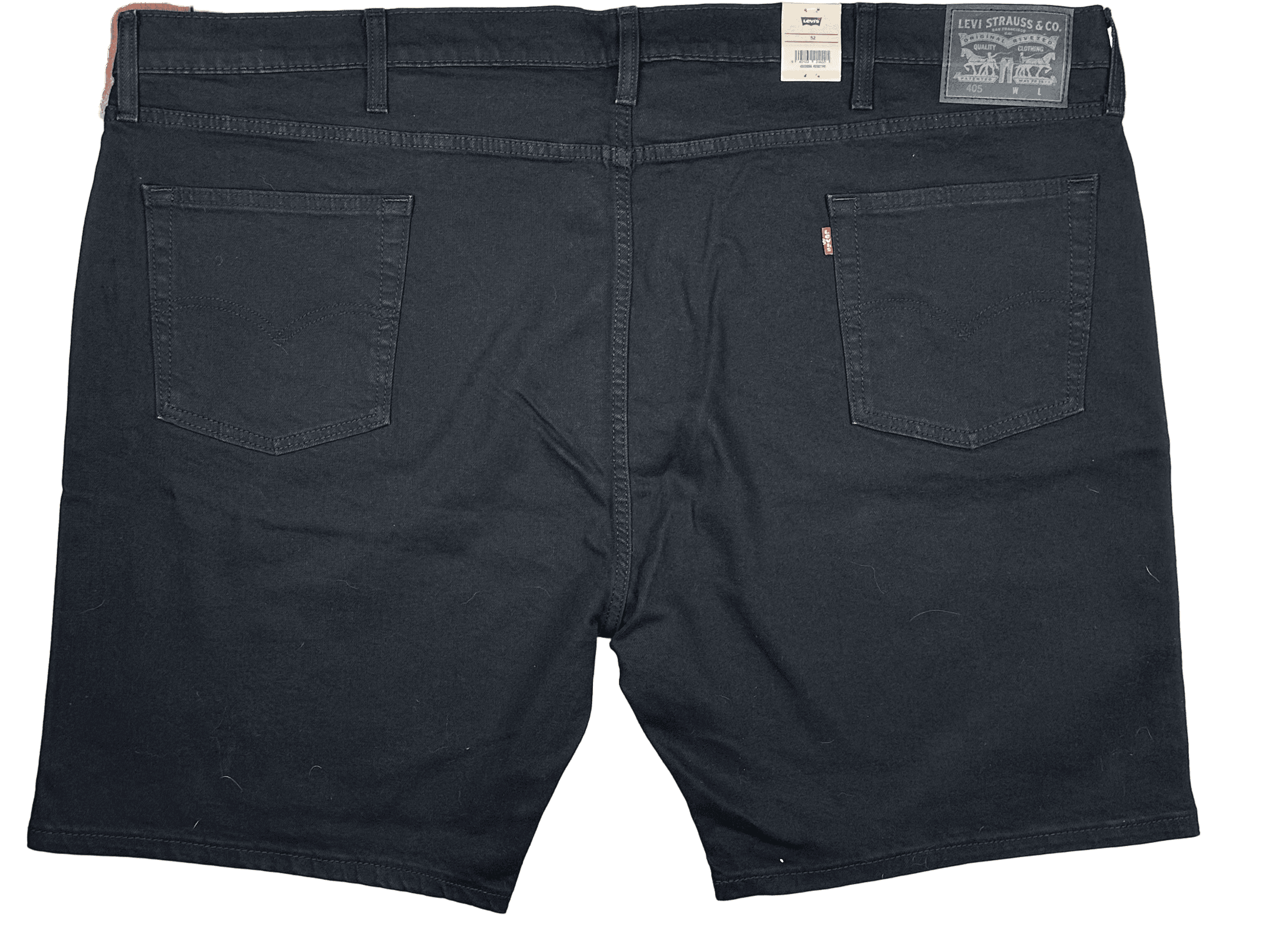 NWT- Levis 405 Mens Black Denim Shorts B&T -Size 52" — photo 4 of 6