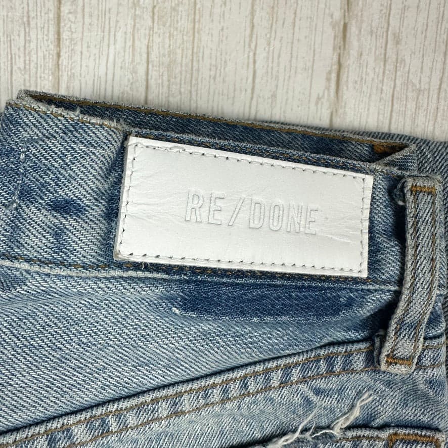 RE/DONE 70s Stovepipe Blue Straight Jeans -Size 24 — photo 4 of 7