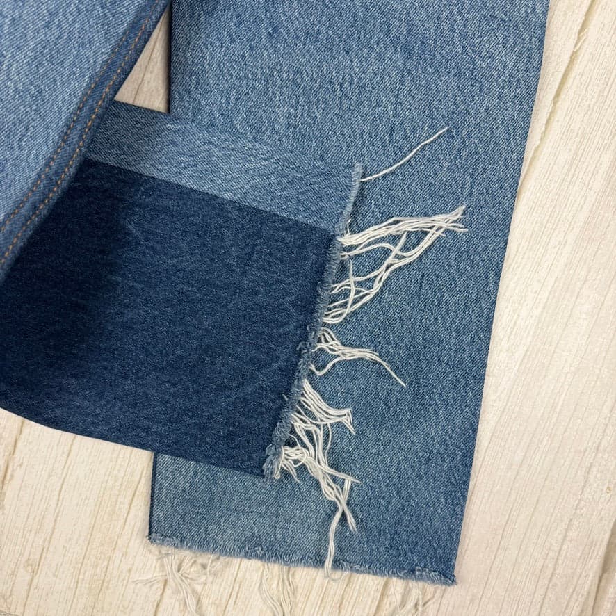 RE/DONE Patch Panelled Relaxed Crop Jeans -Size 30 — photo 8 of 9
