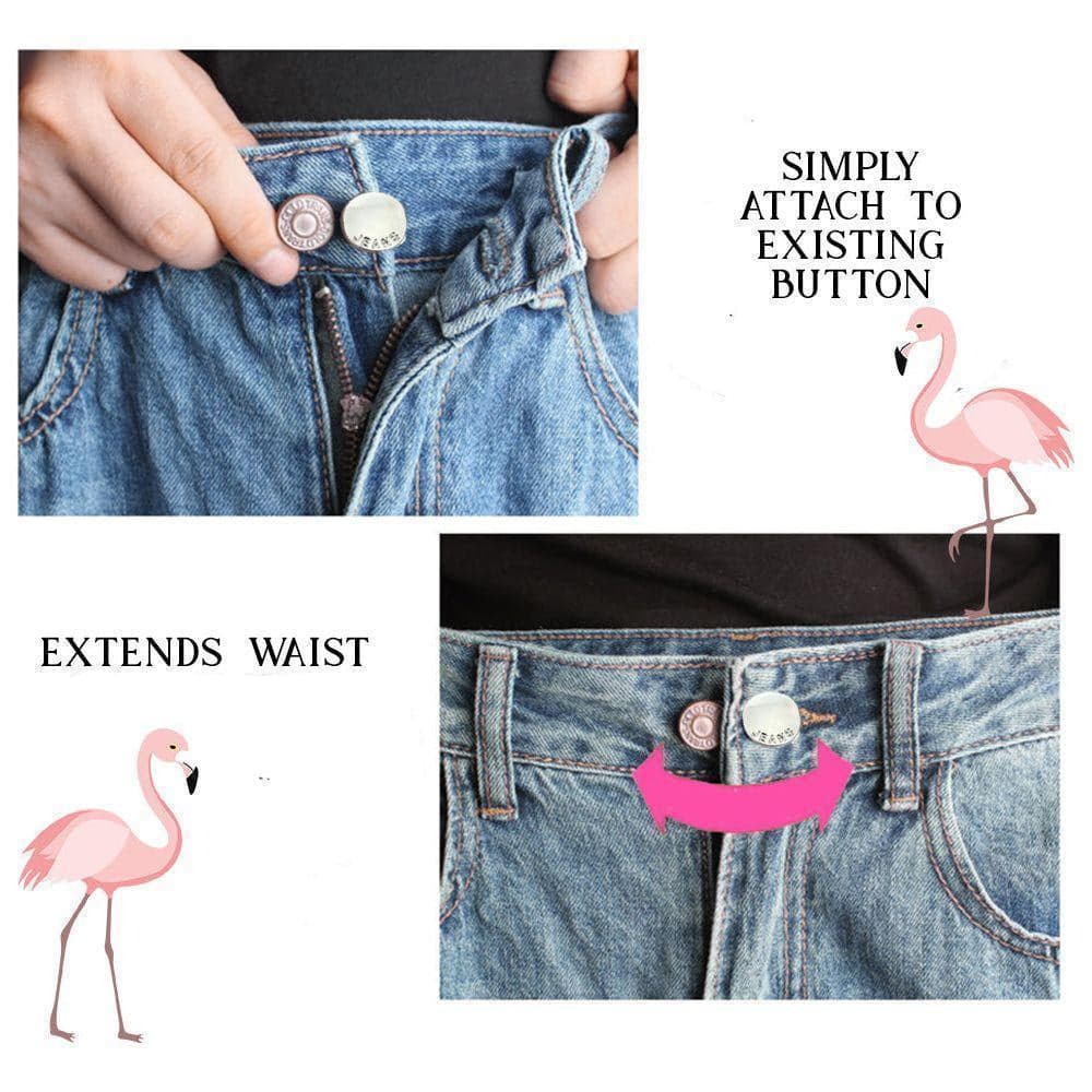 Jeans Waist Extender Flower Button - Mending is better than ending! — photo 2 of 3
