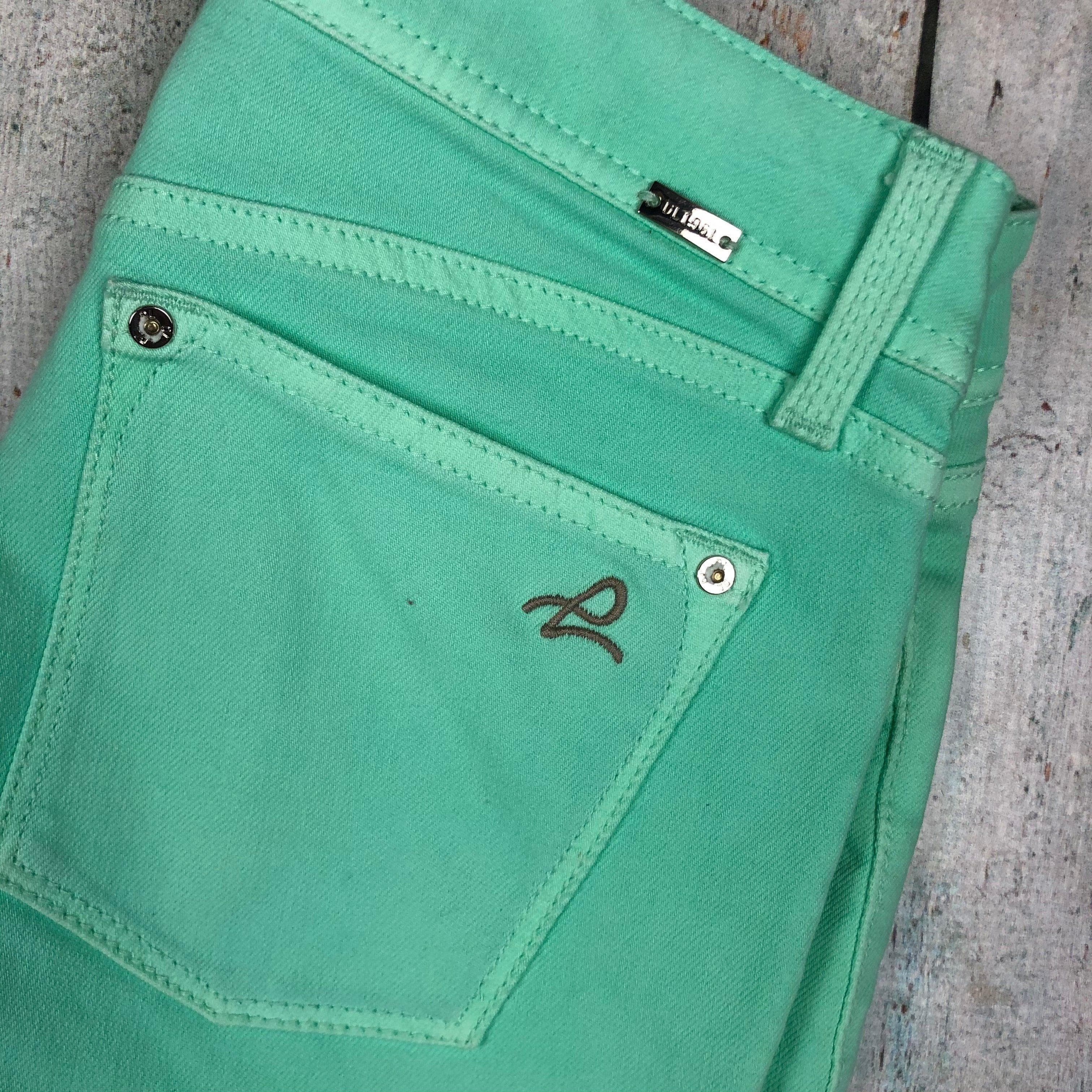 DL1961 'Emma' Stretch Lime Green Skinny Jeans -Size 25" / 7AU — photo 1 of 5