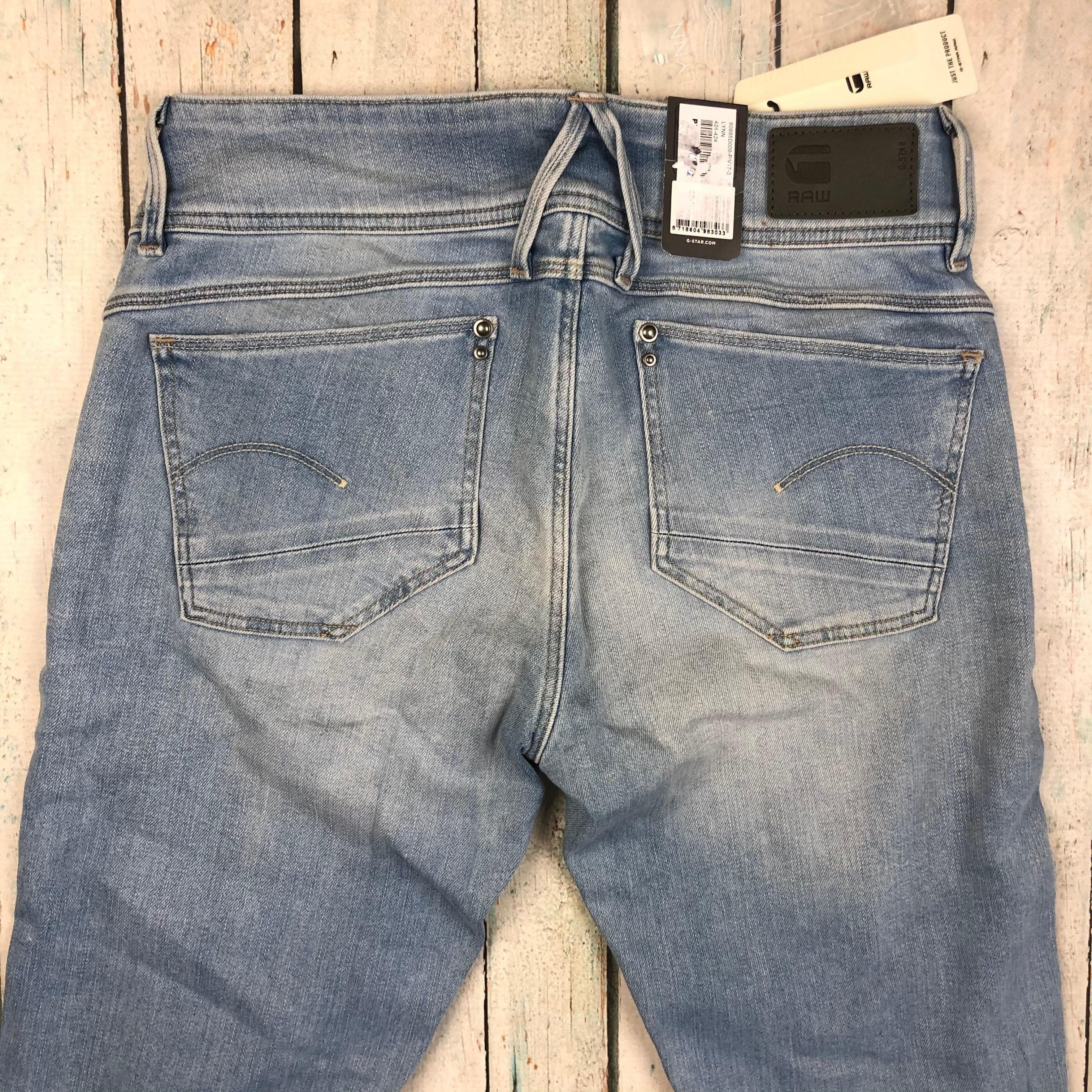 NWT - G Star RAW Womens 'Lynn' Lt Aged Mid Skinny Jeans -Size 27/32 — photo 8 of 8