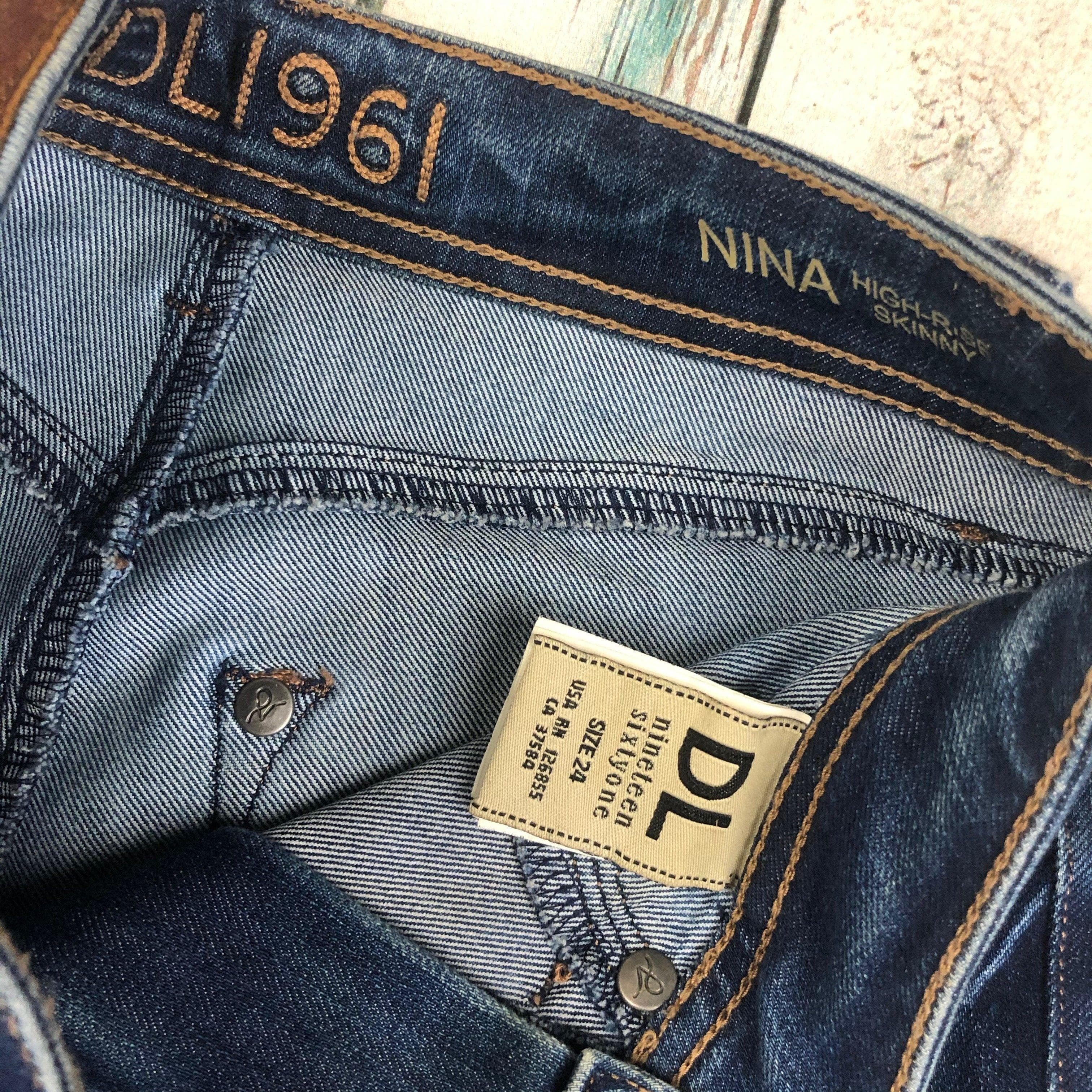 DL1961 'Nina' High Rise Skinny Jeans -Size 24" / 6AU — photo 6 of 7