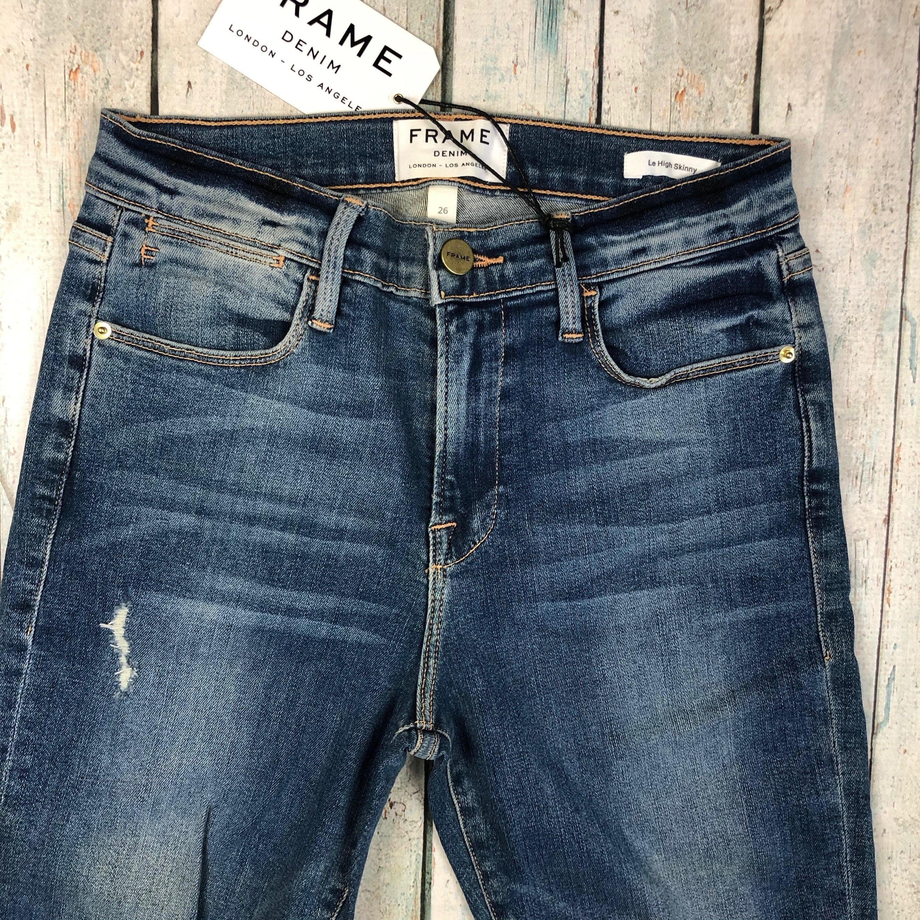 NWT- Frame Denim 'Le High Skinny' Stretch Jeans RRP $365 -Size 26 — photo 5 of 8
