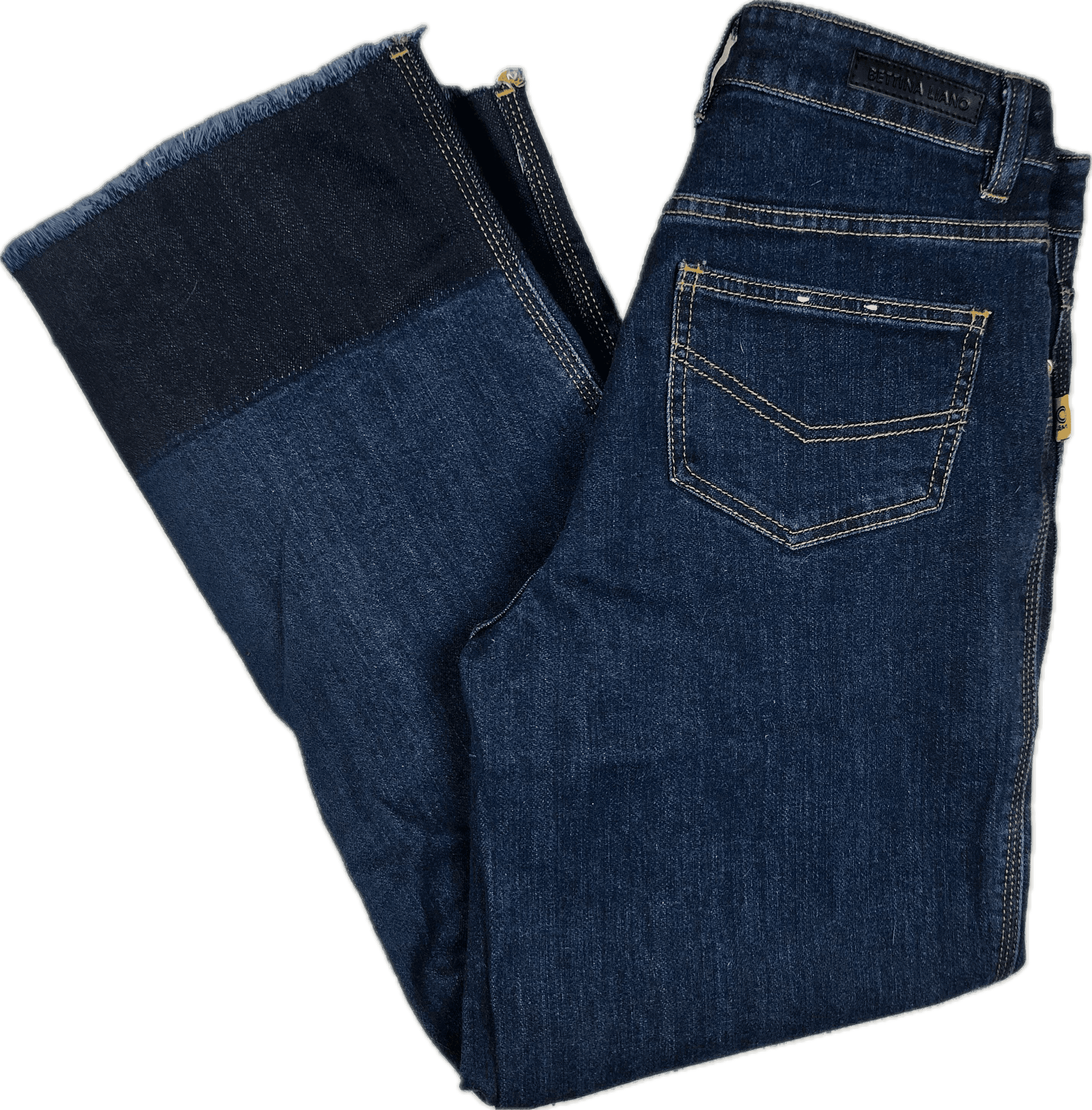 Bettina Liano Dark Wash High Rise Cropped Jeans- Size 26 — photo 1 of 5