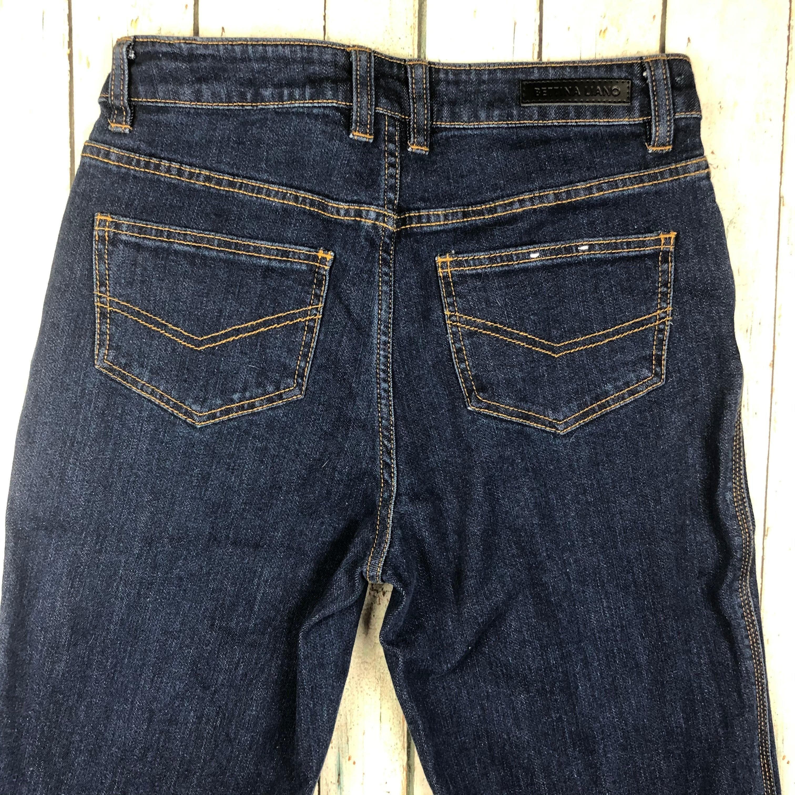 Bettina Liano Dark Wash High Rise Cropped Jeans- Size 26 — photo 3 of 5