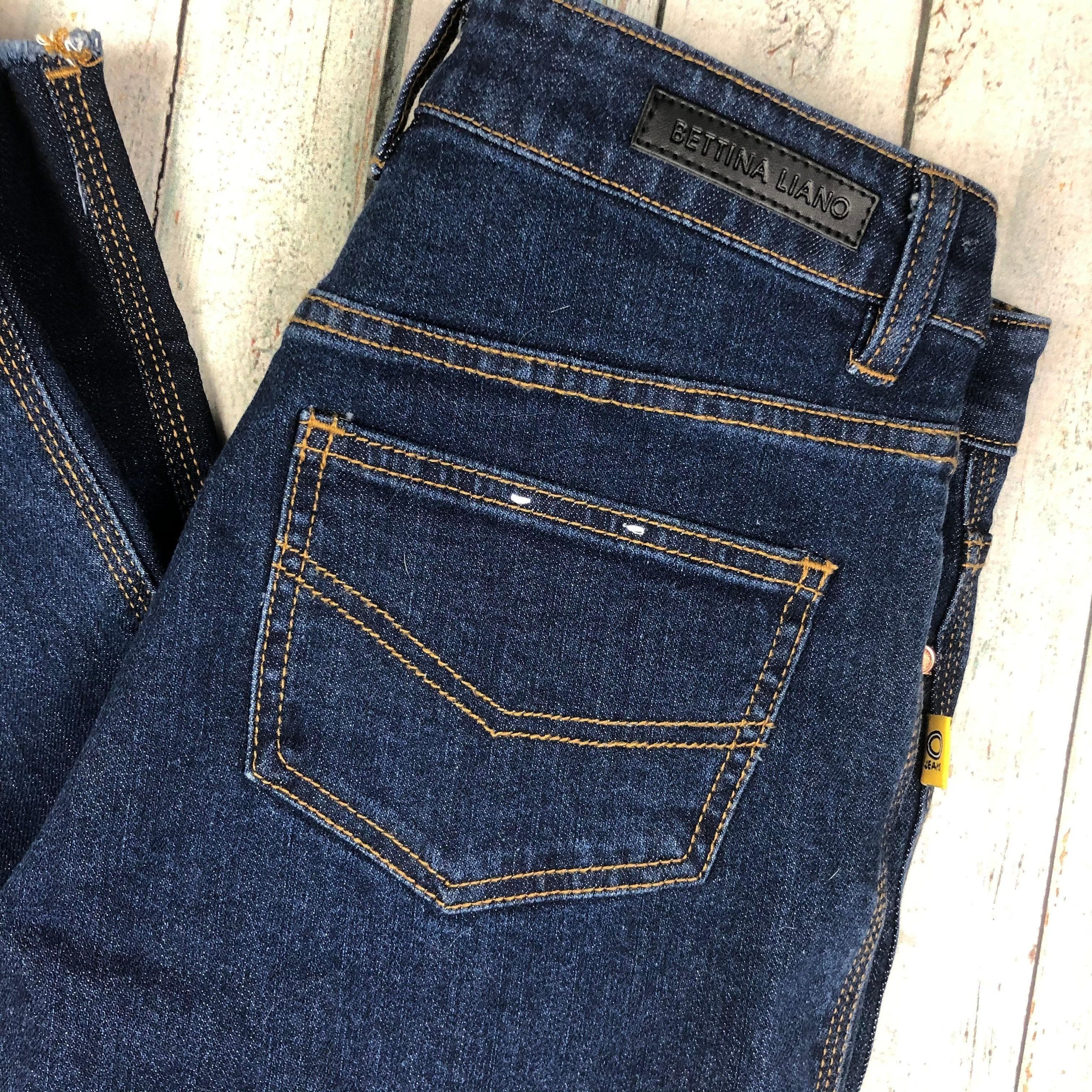 Bettina Liano Dark Wash High Rise Cropped Jeans- Size 26 — photo 4 of 5