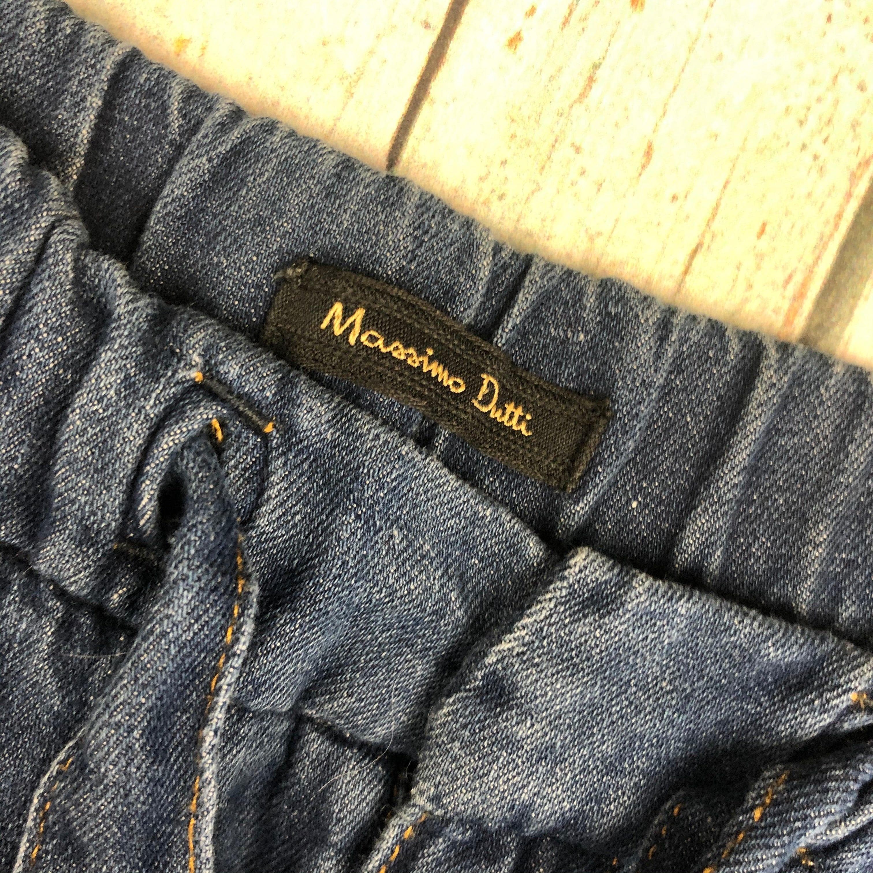 Massimo Dutti Track Style Pull on Jeans -Size 10 — photo 4 of 6