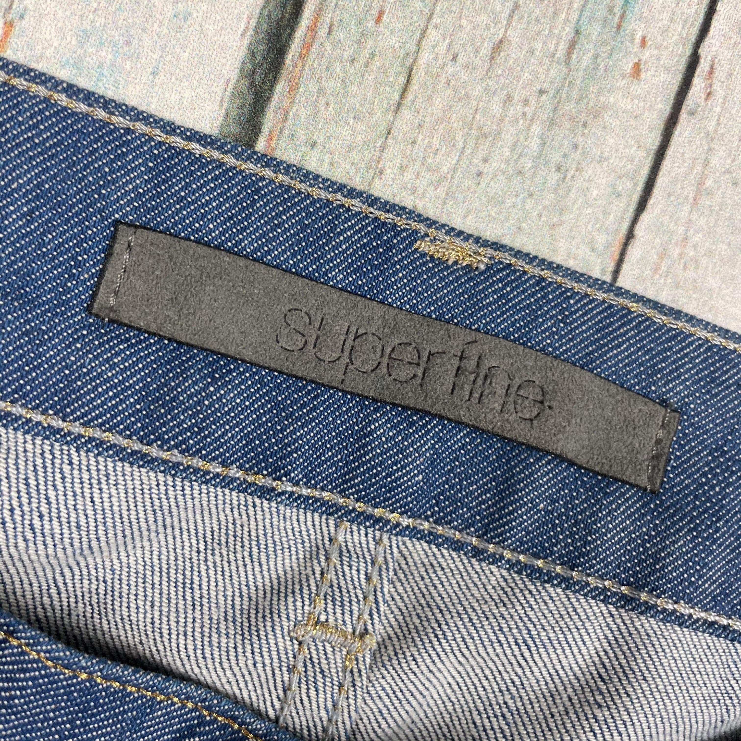 Superfine Cigarette Leg Slim Fit Italian Jeans -Size 27 — photo 5 of 10