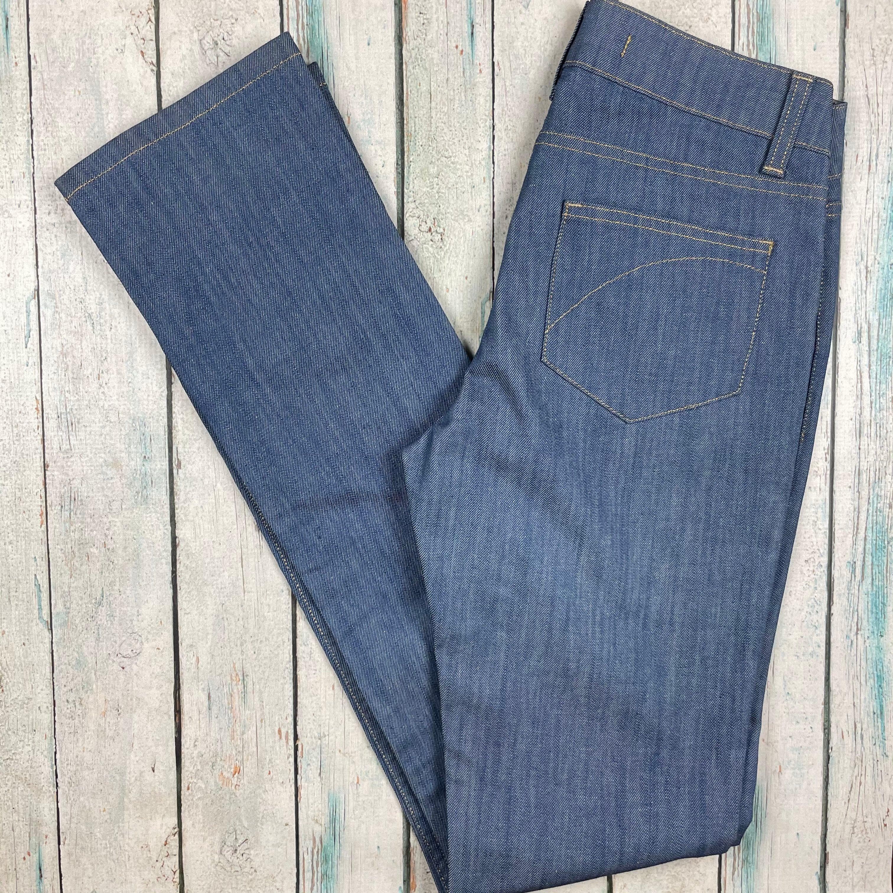 Superfine Cigarette Leg Slim Fit Italian Jeans -Size 27 — photo 9 of 10