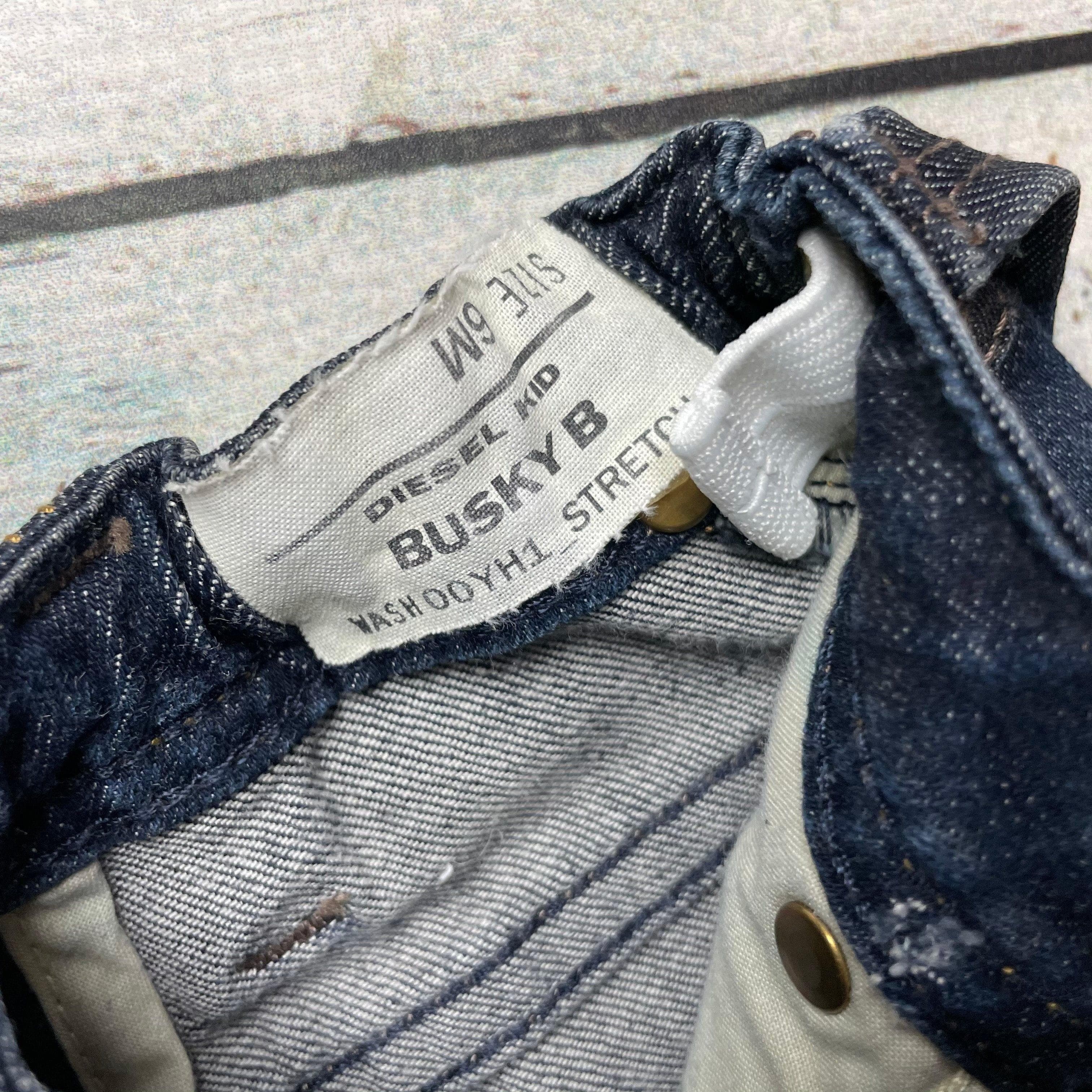 Diesel Italian 'Busky B' Baby Denim Jeans - Size 6M — photo 4 of 5
