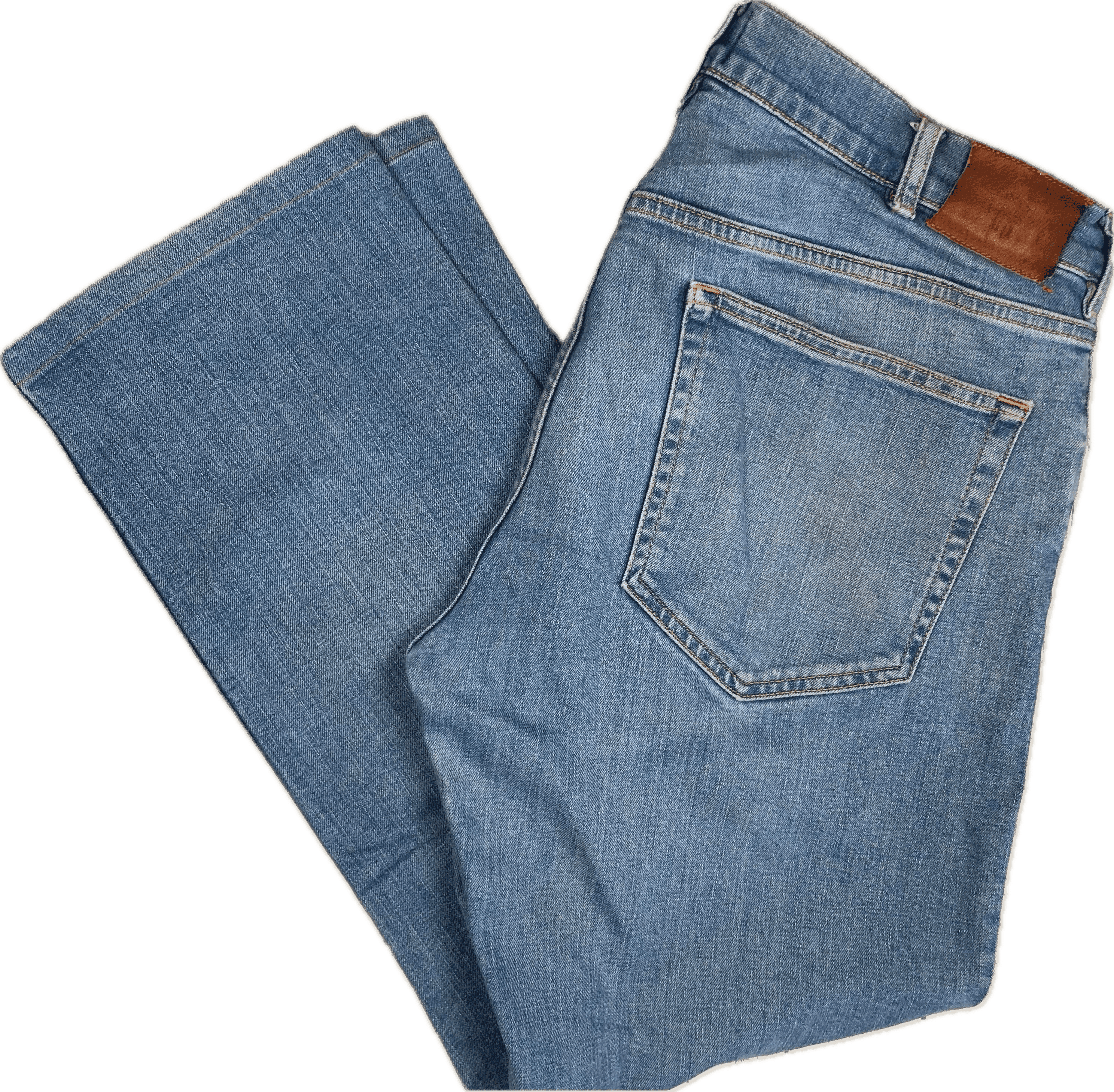 Gant Mens Regular Straight Leg Stretch Light Wash Jeans - Size 34S — photo 1 of 5
