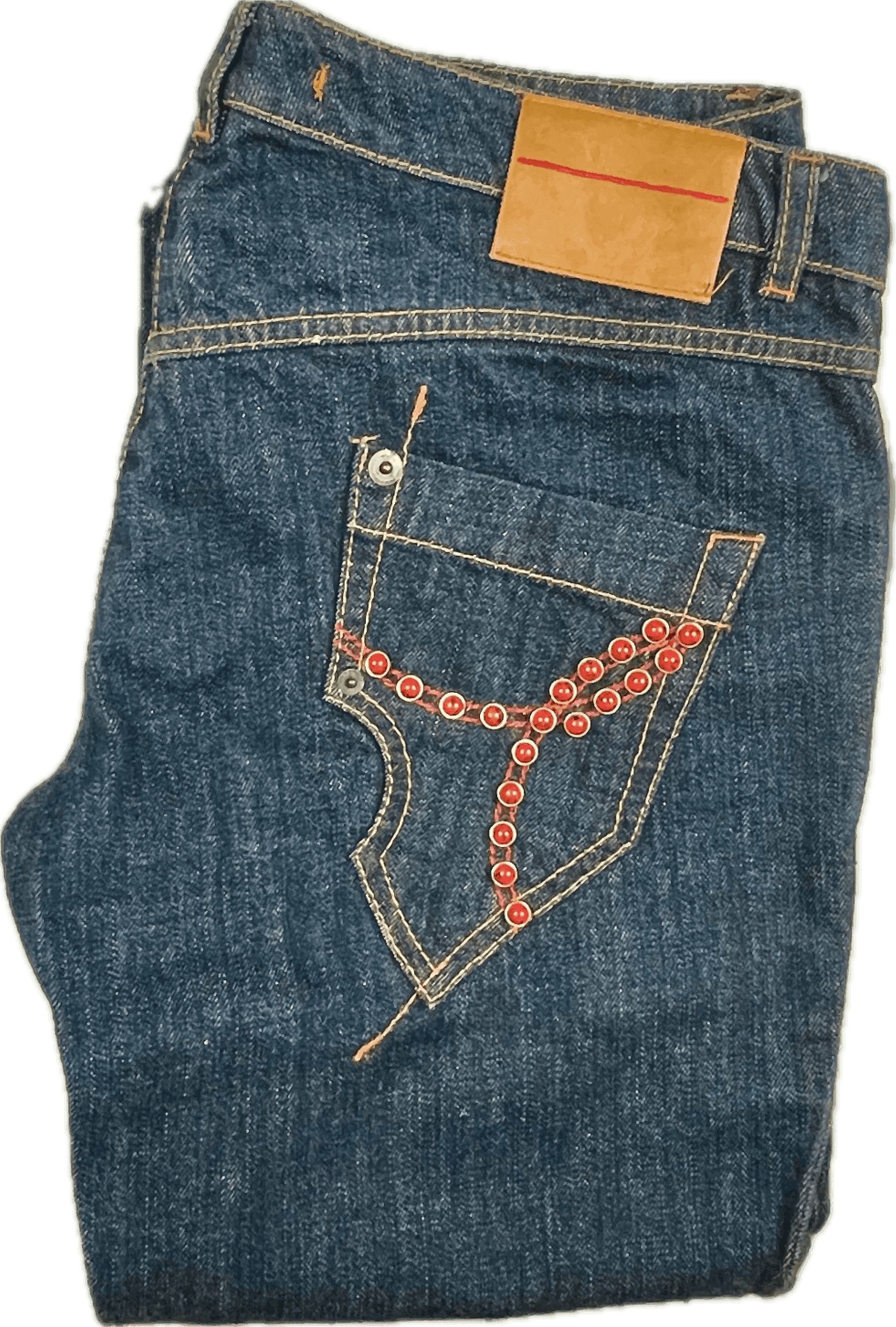 NEW - Against My Killer Italian Low Rise Boot Y2K Jeans -Size 31 — photo 2 of 6
