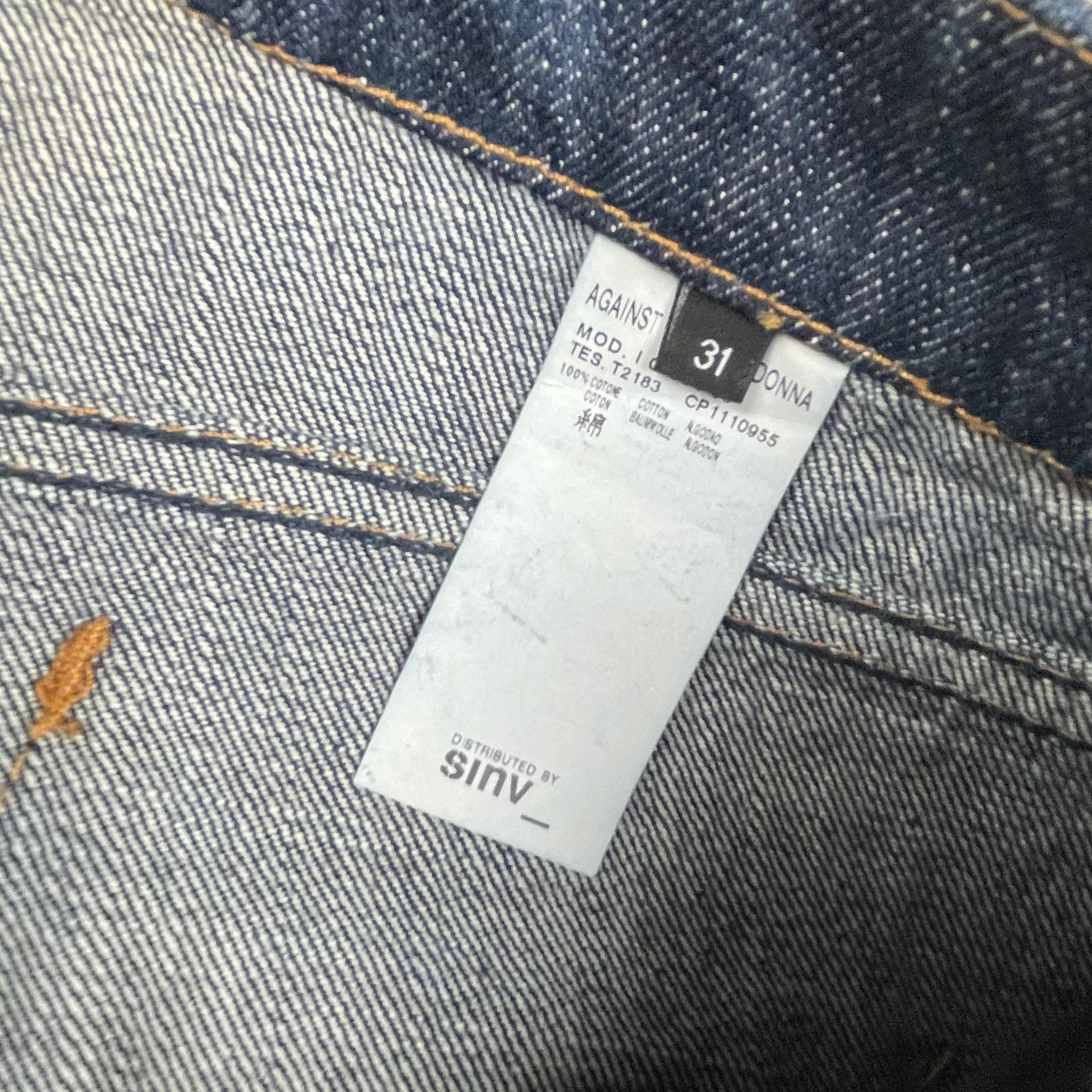 NEW - Against My Killer Italian Low Rise Boot Y2K Jeans -Size 31 — photo 6 of 6