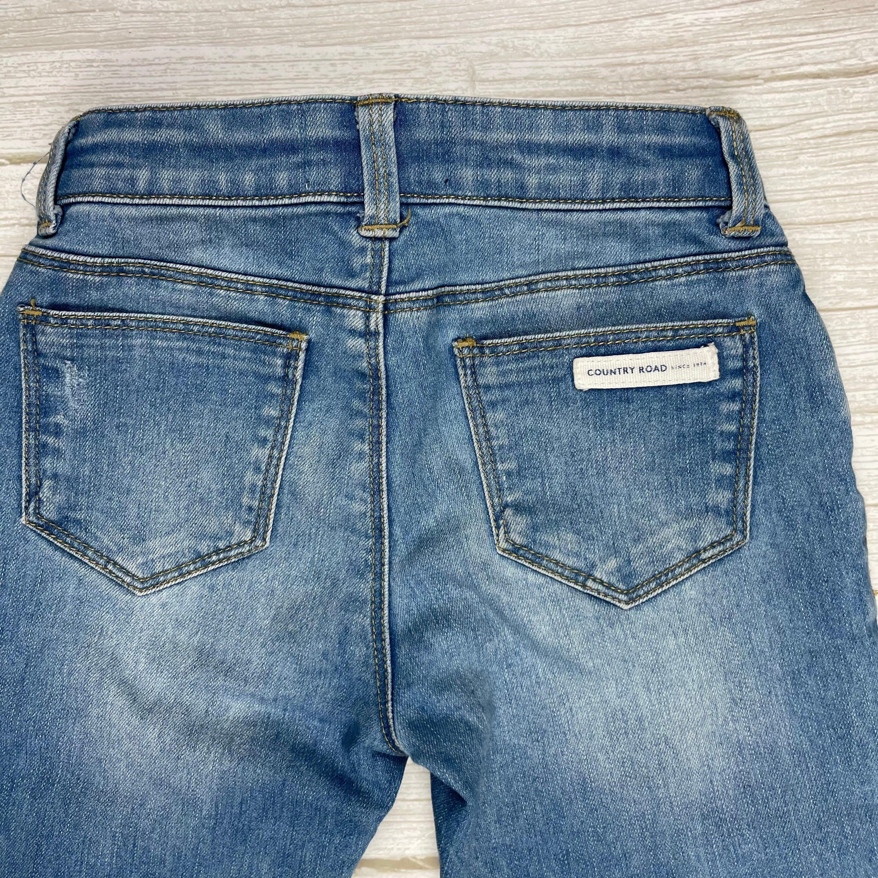 Country Road Tapered Ripped Denim Jeans -Size 2 — photo 4 of 5