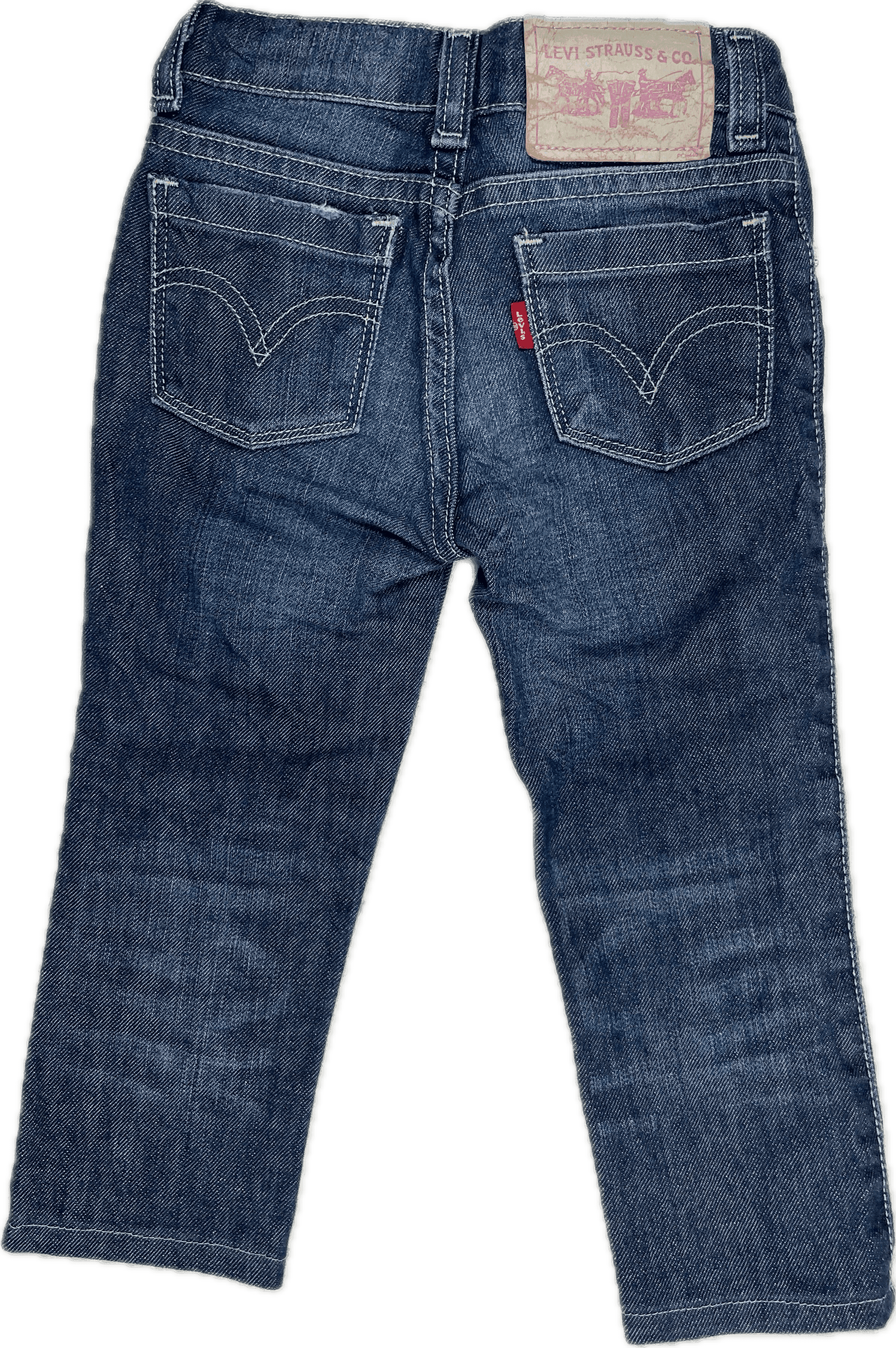 Girls Stretch Slim Straight Levis Jeans - Size 4 — photo 1 of 5