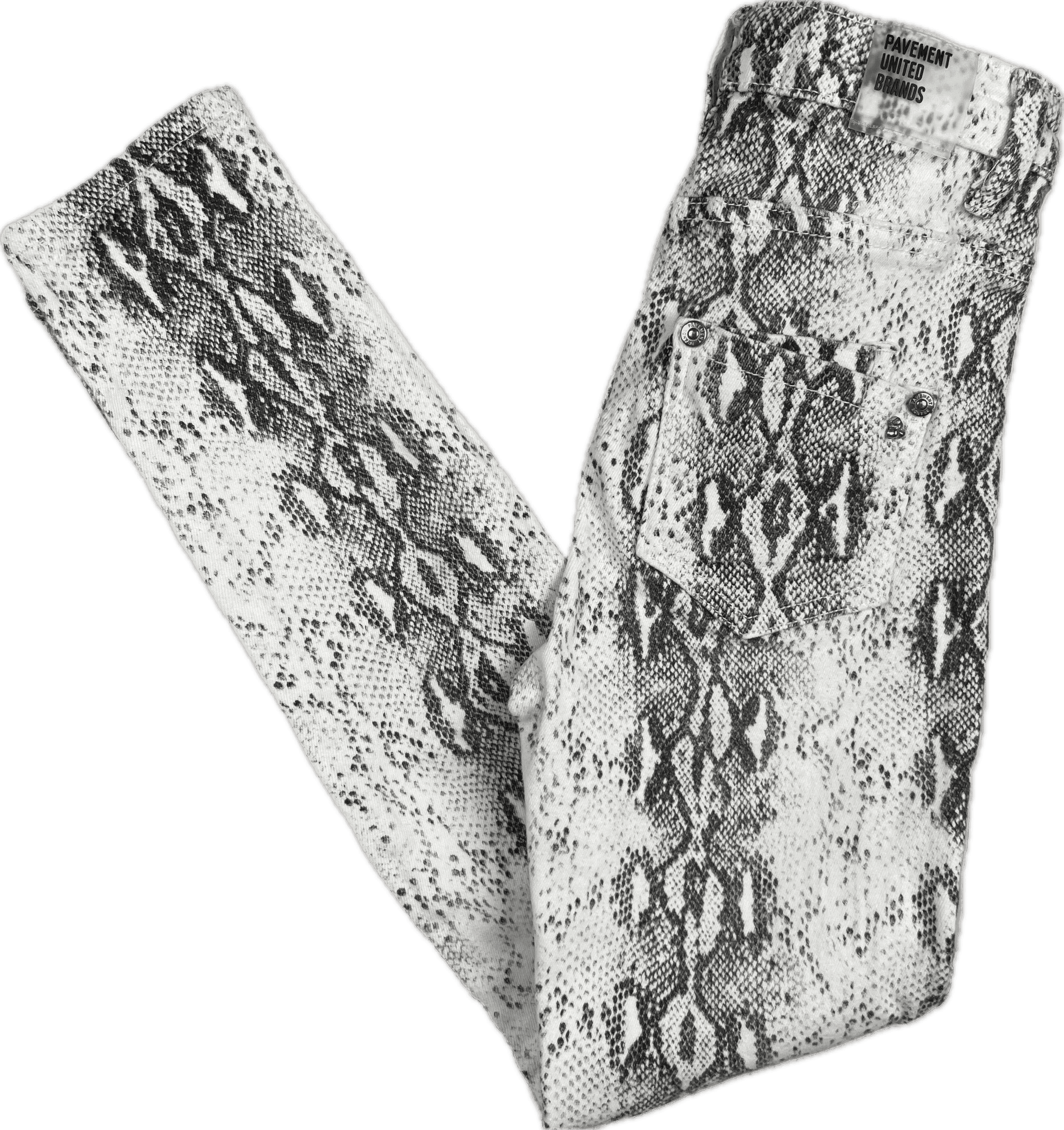 Girls Snakeskin print Jeans by Pavement Denim - Size 10 Years — photo 1 of 7