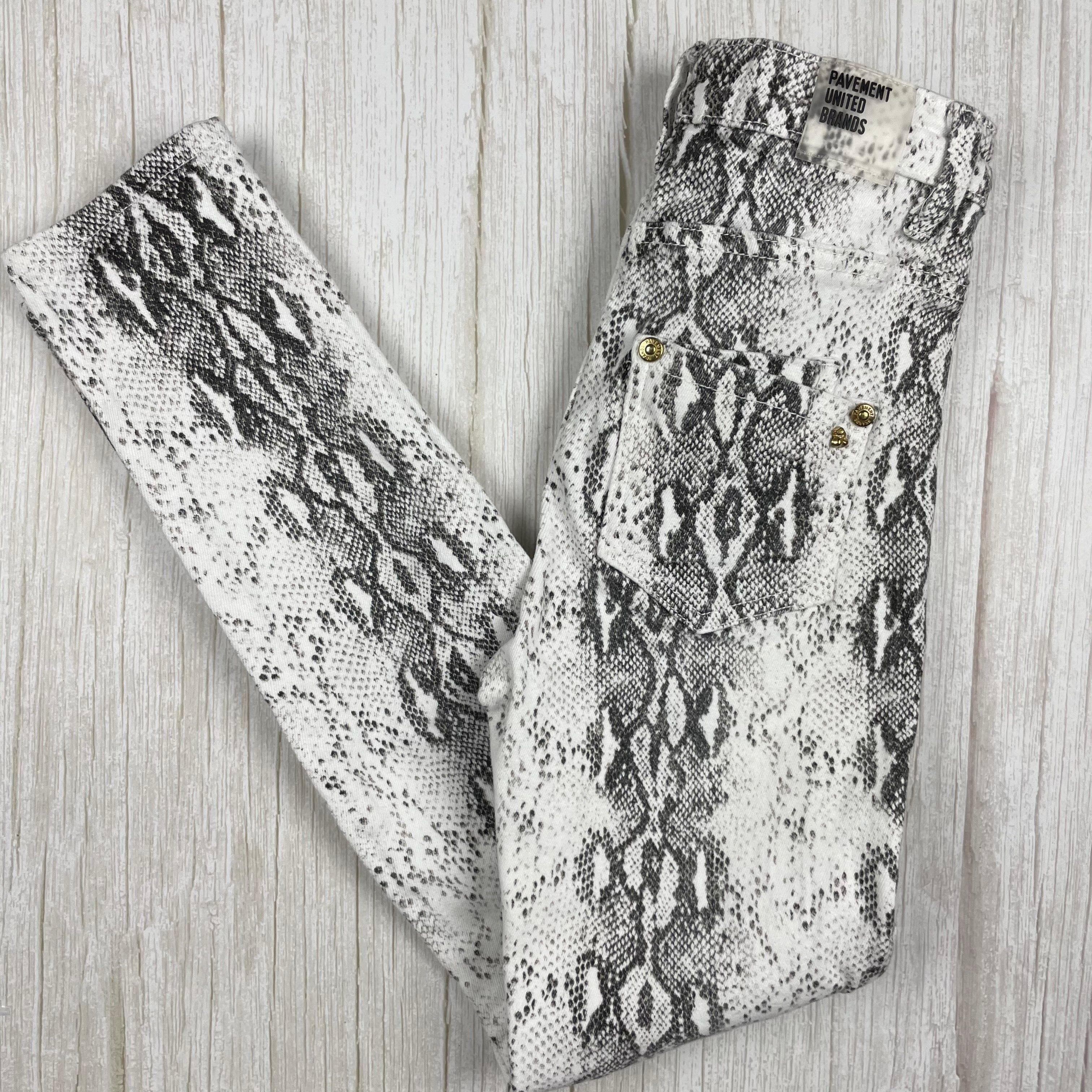 Girls Snakeskin print Jeans by Pavement Denim - Size 10 Years — photo 6 of 7