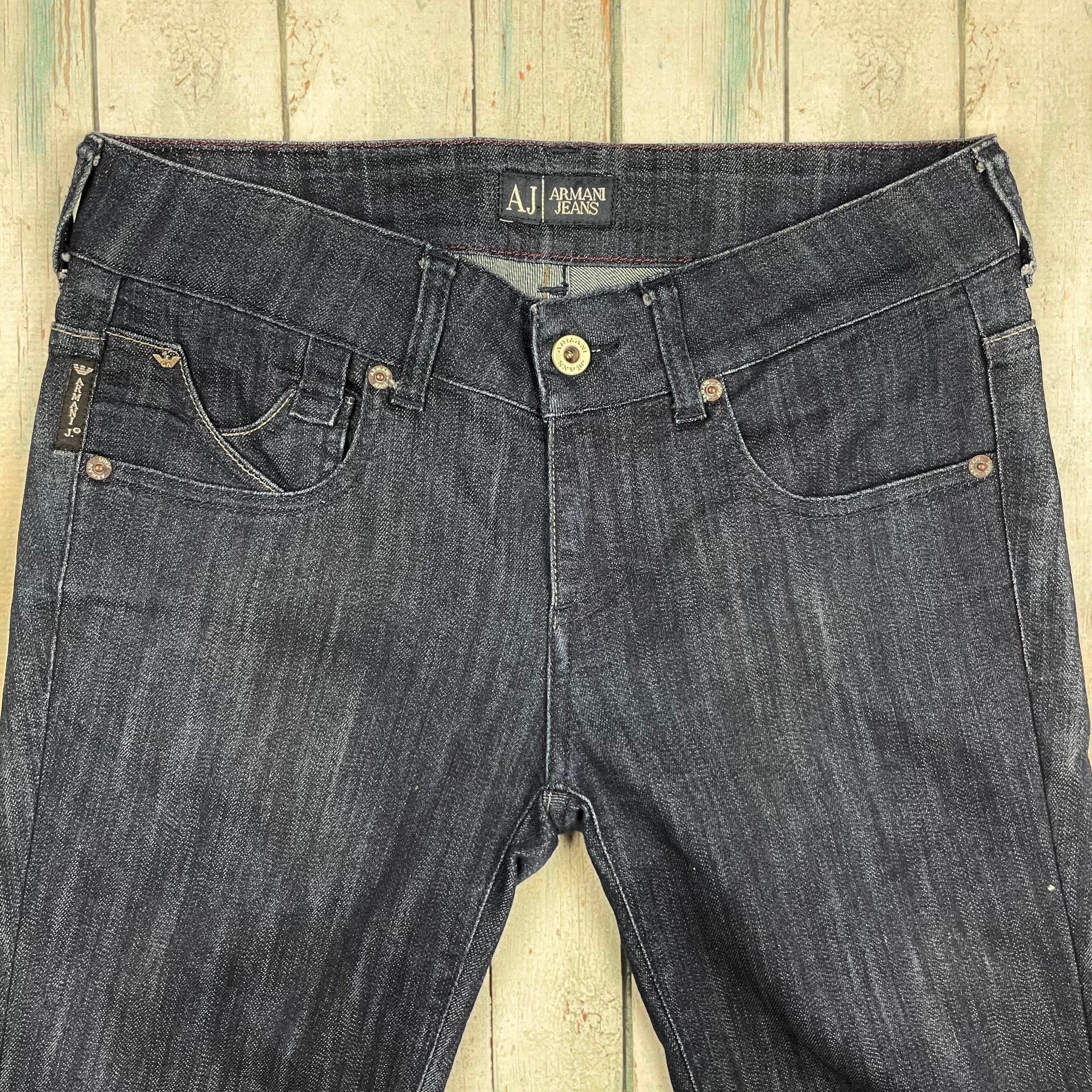 Armani Jeans AJ Slim Straight 'Indigo 09' Stretch Jeans -Size 27 — photo 5 of 9