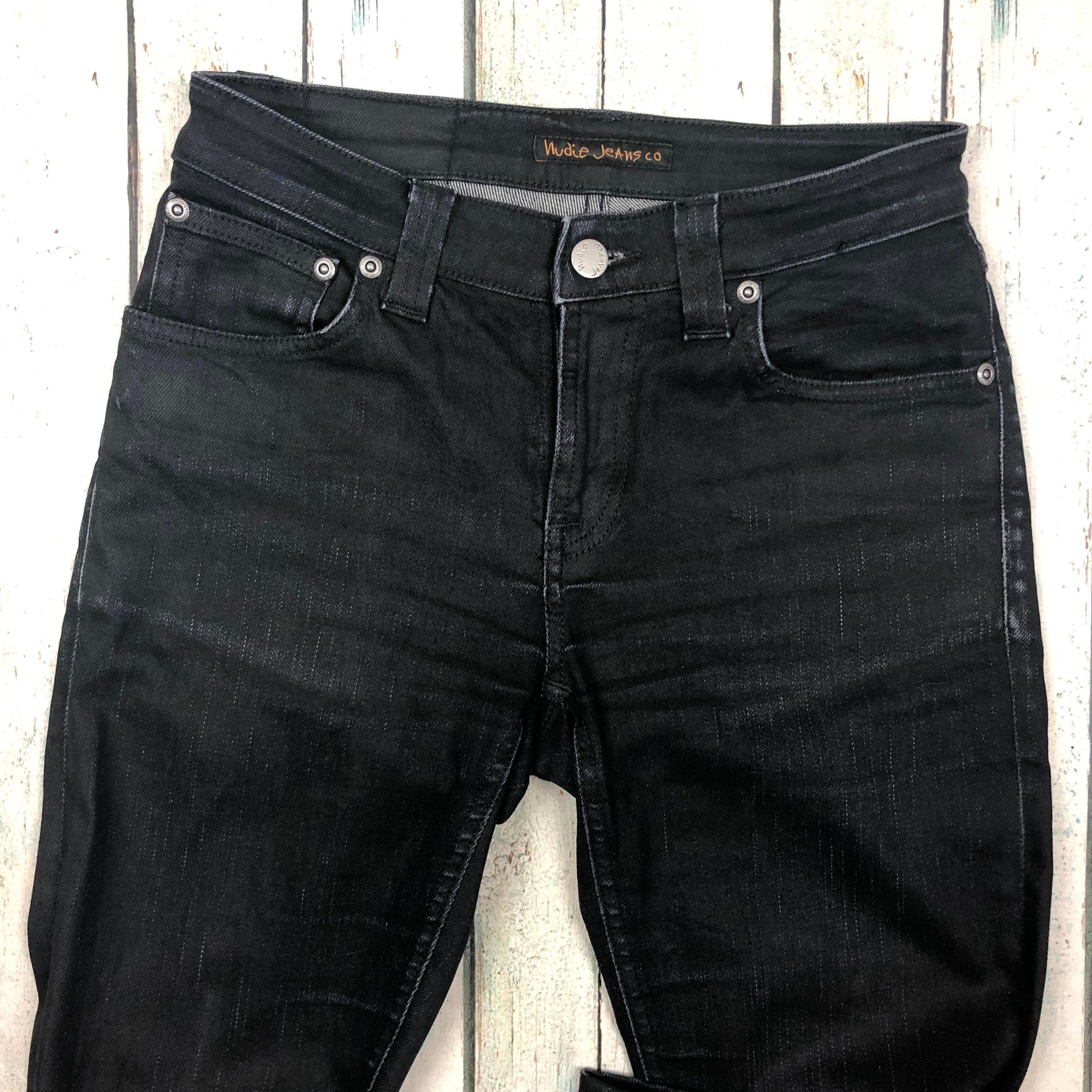 Nudie Jeans Co. Dry Black Coated Organic Cotton Jeans - Size 27/30 — photo 4 of 8