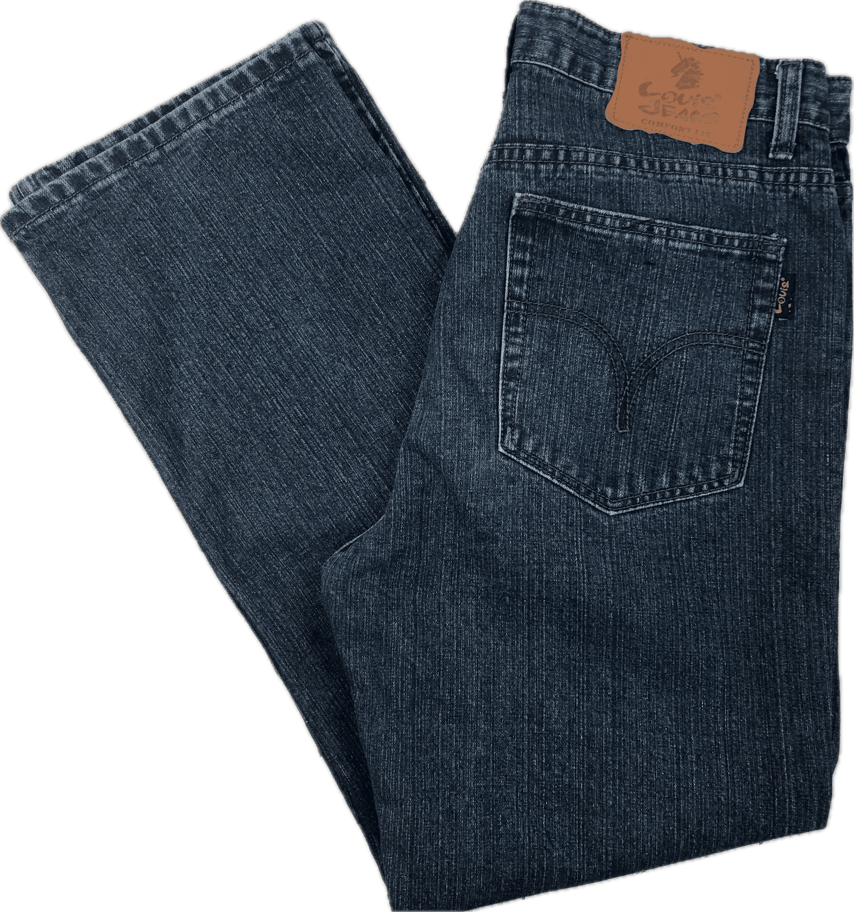 90's Louis Denim Comfort Fit Tapered Jeans - Size 35 — photo 1 of 8