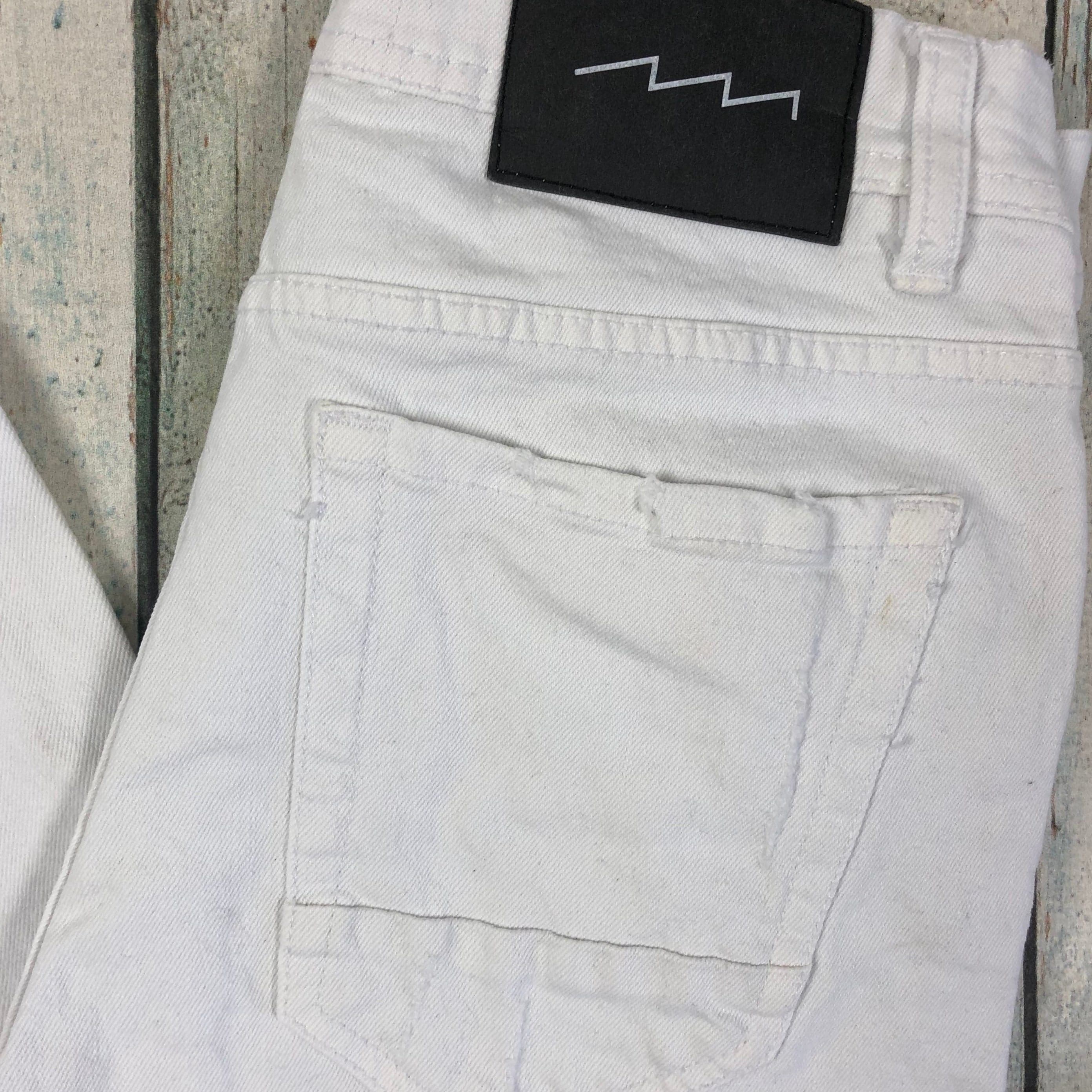 Bandit Jean White Ripped Skinny Jeans -Size 26 — photo 2 of 7