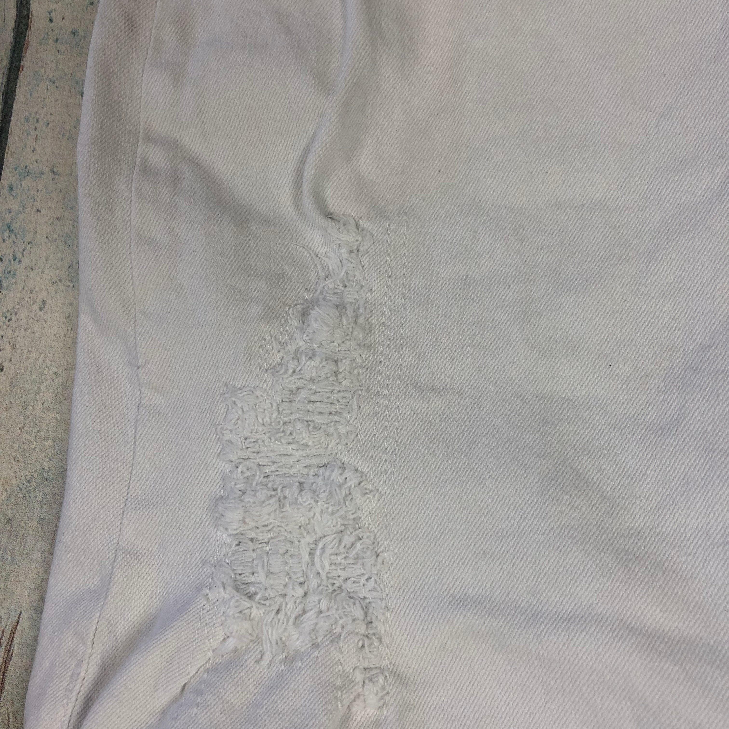 Bandit Jean White Ripped Skinny Jeans -Size 26 — photo 5 of 7