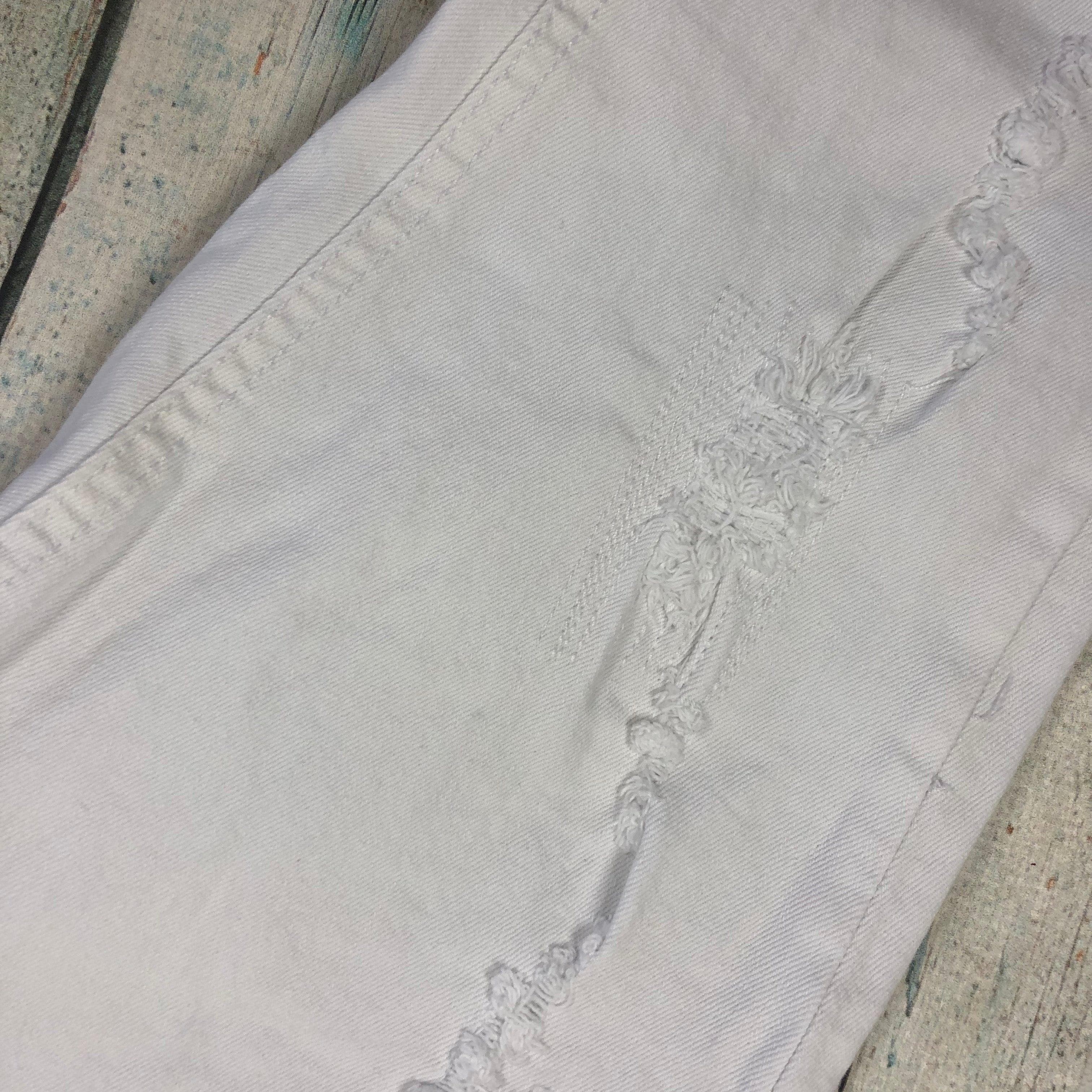 Bandit Jean White Ripped Skinny Jeans -Size 26 — photo 6 of 7