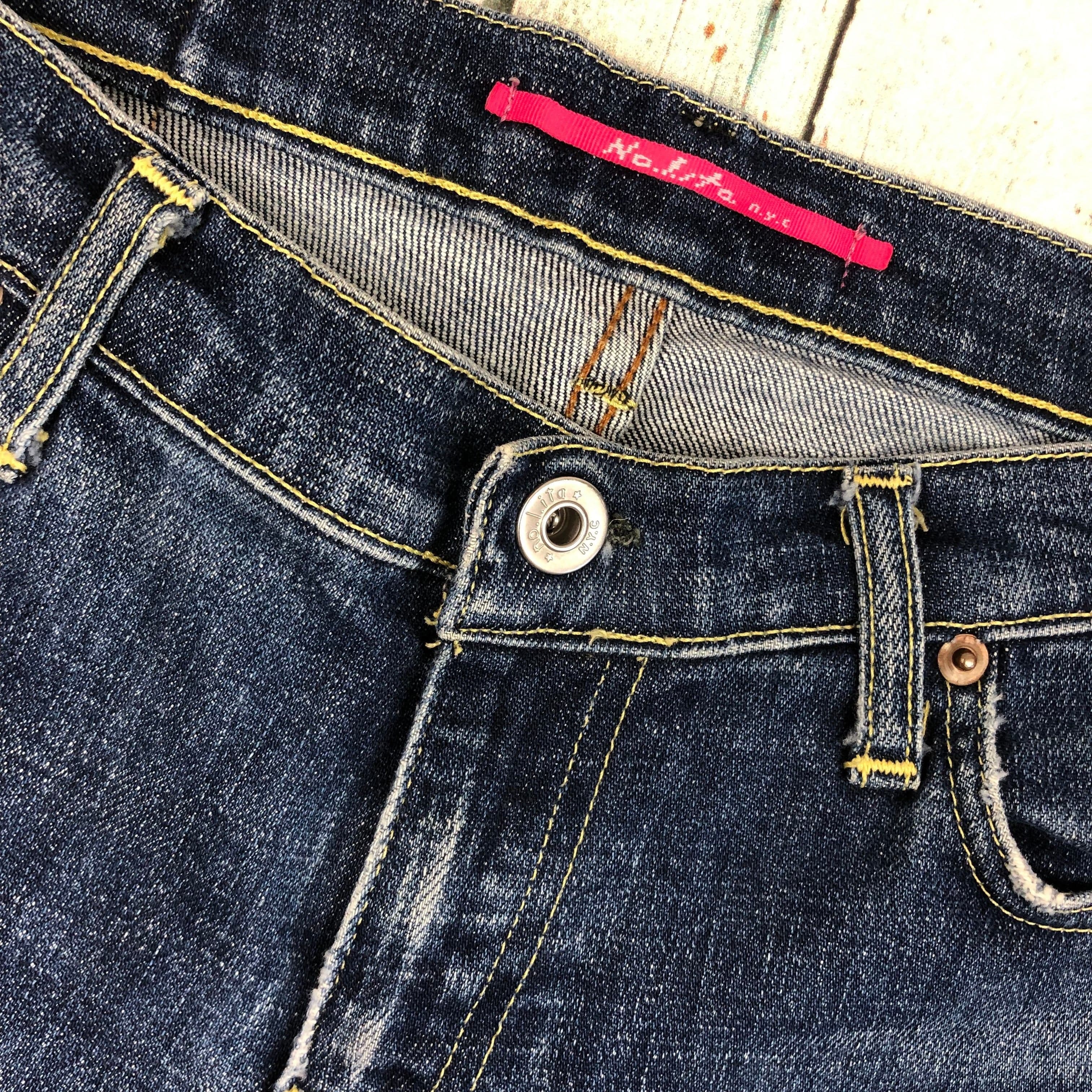 Nolita - Stunning Embellished Button Pocket Jeans -Size 26 — photo 5 of 7