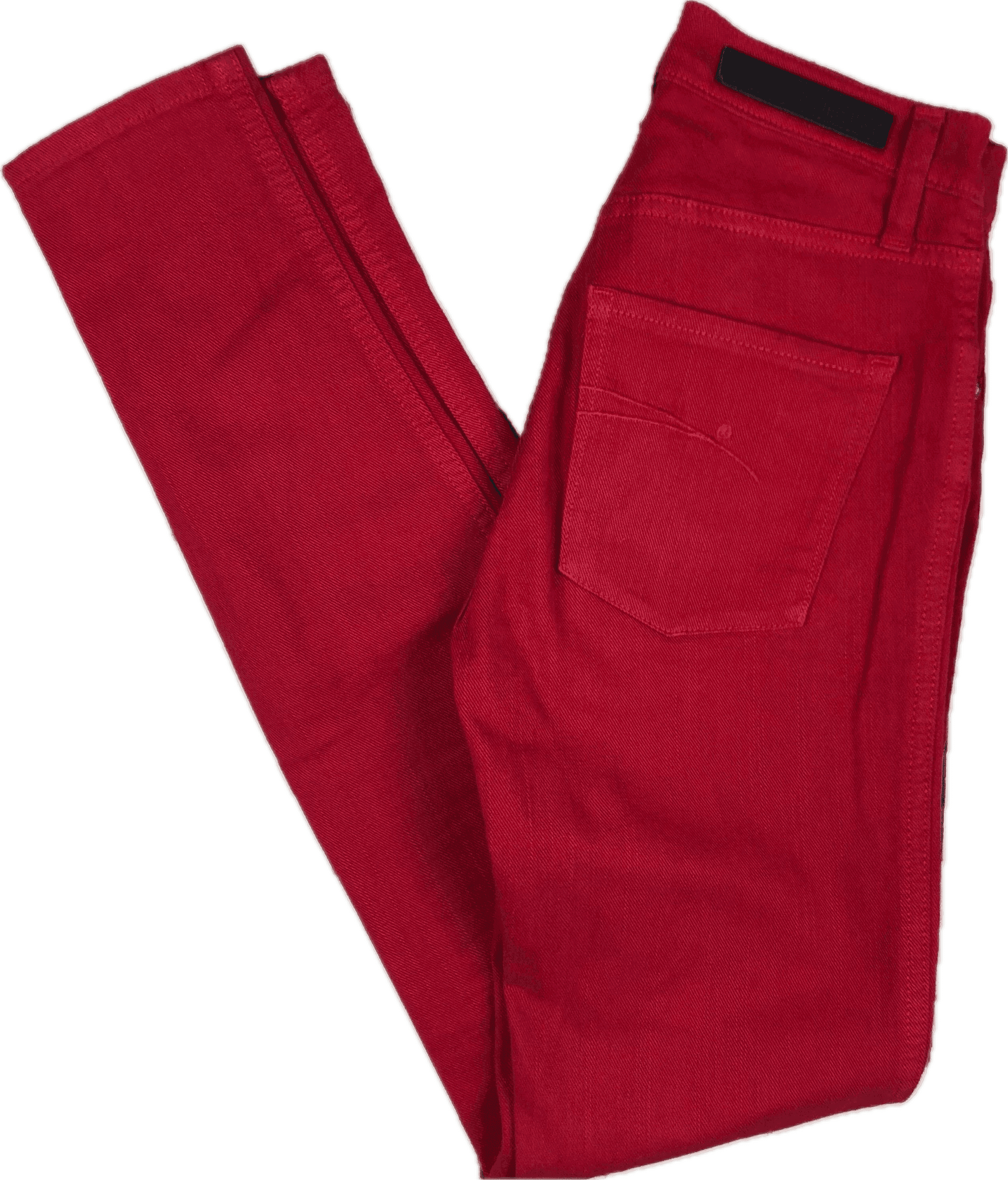 NOBODY Red Stretch Skinny Jeans- Size 24 — photo 1 of 5
