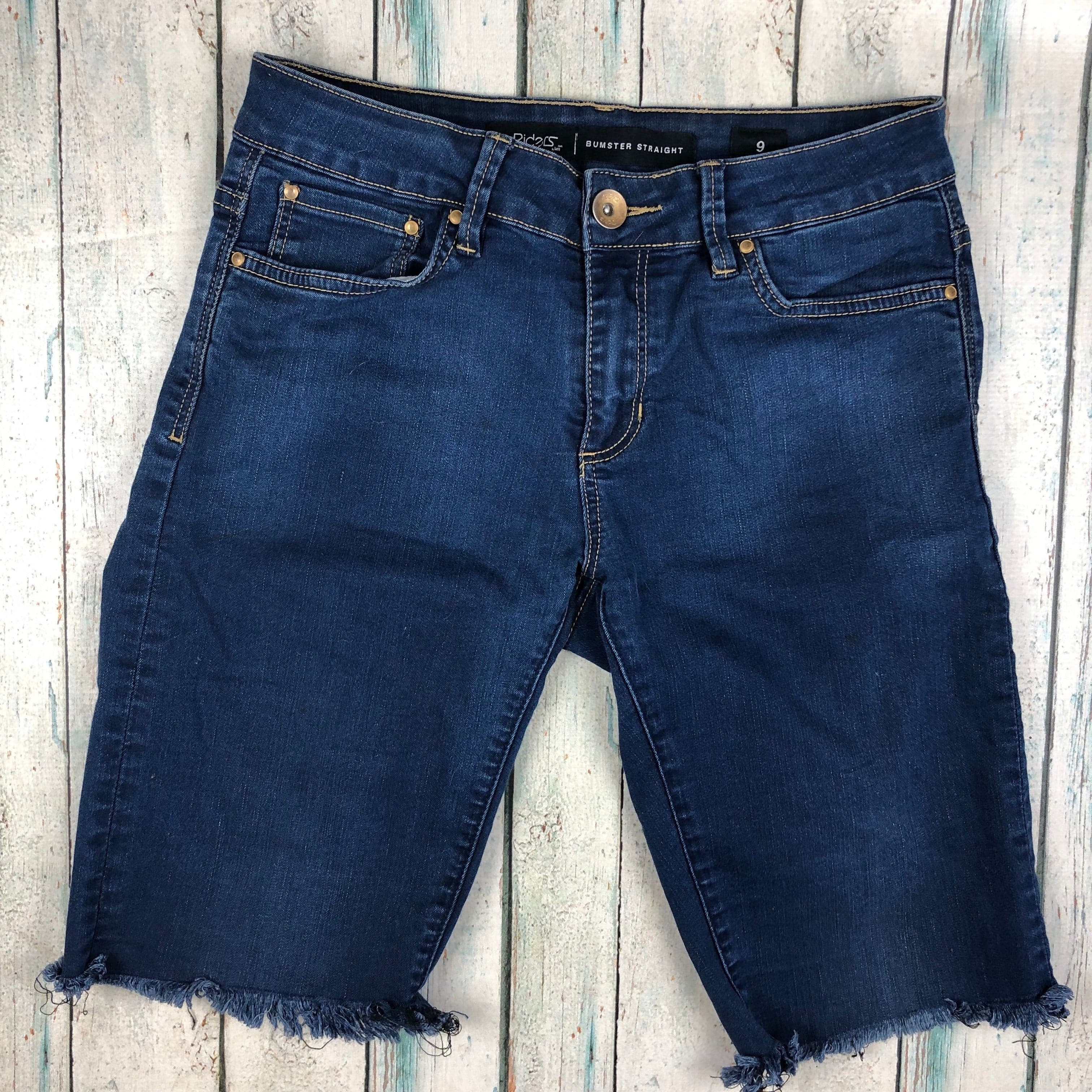 Lee Bumster Straight Upcycled Denim cut off Shorts - Size 9 — photo 6 of 8
