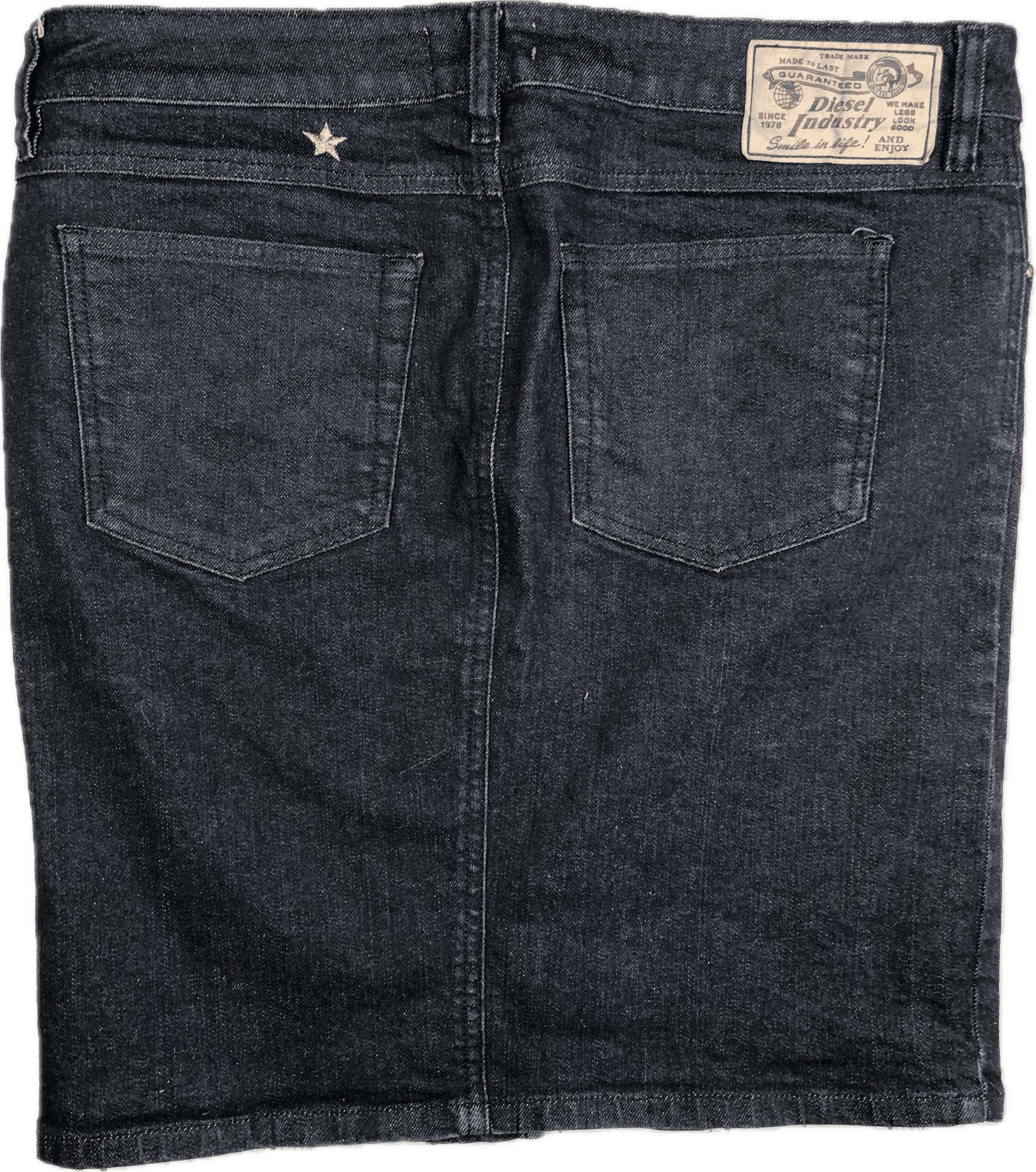 Diesel Italy Stretch Denim Skirt - Size 32 — photo 2 of 9