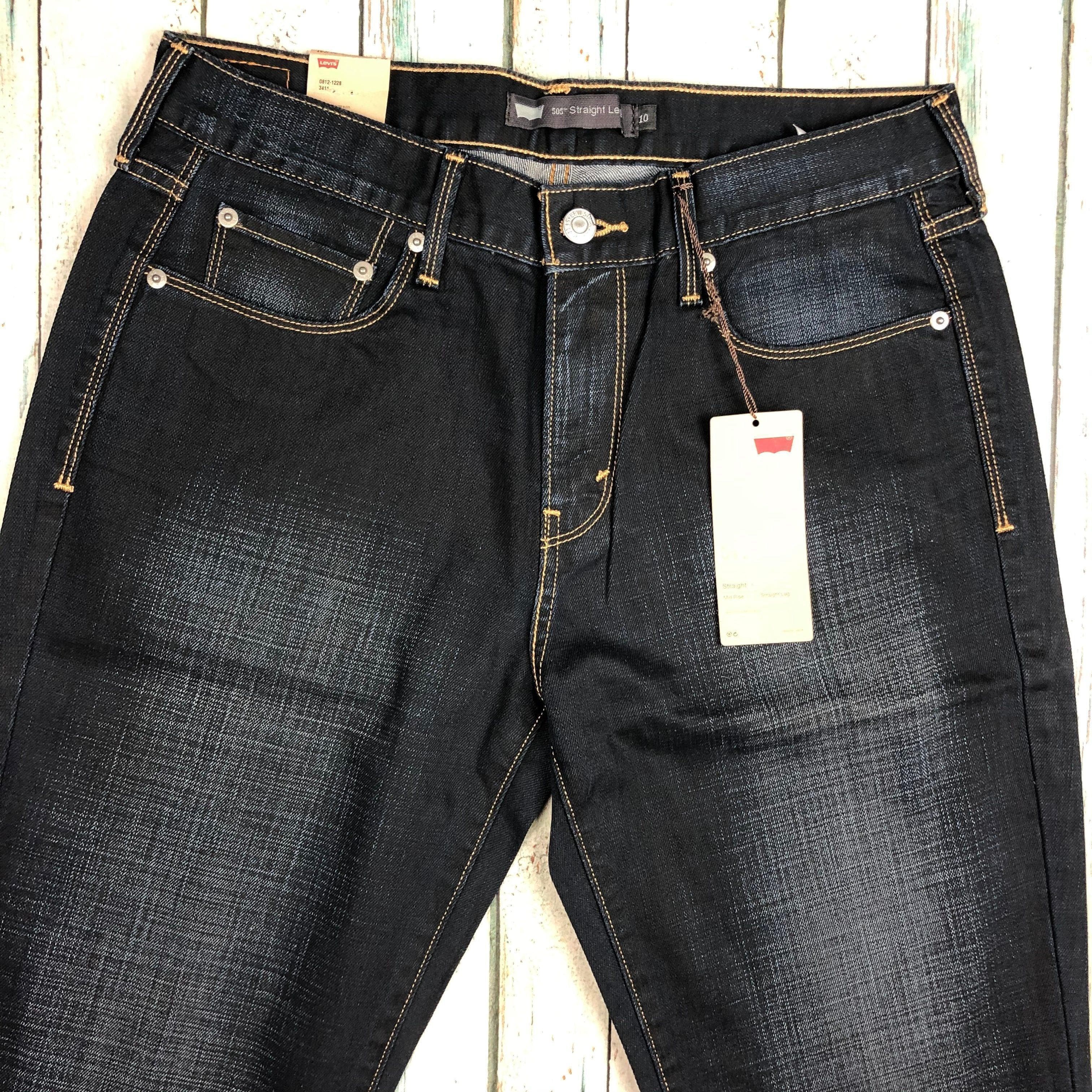 NWT- Levis 505 Straight Leg Denim Jeans - Size 30S — photo 6 of 7