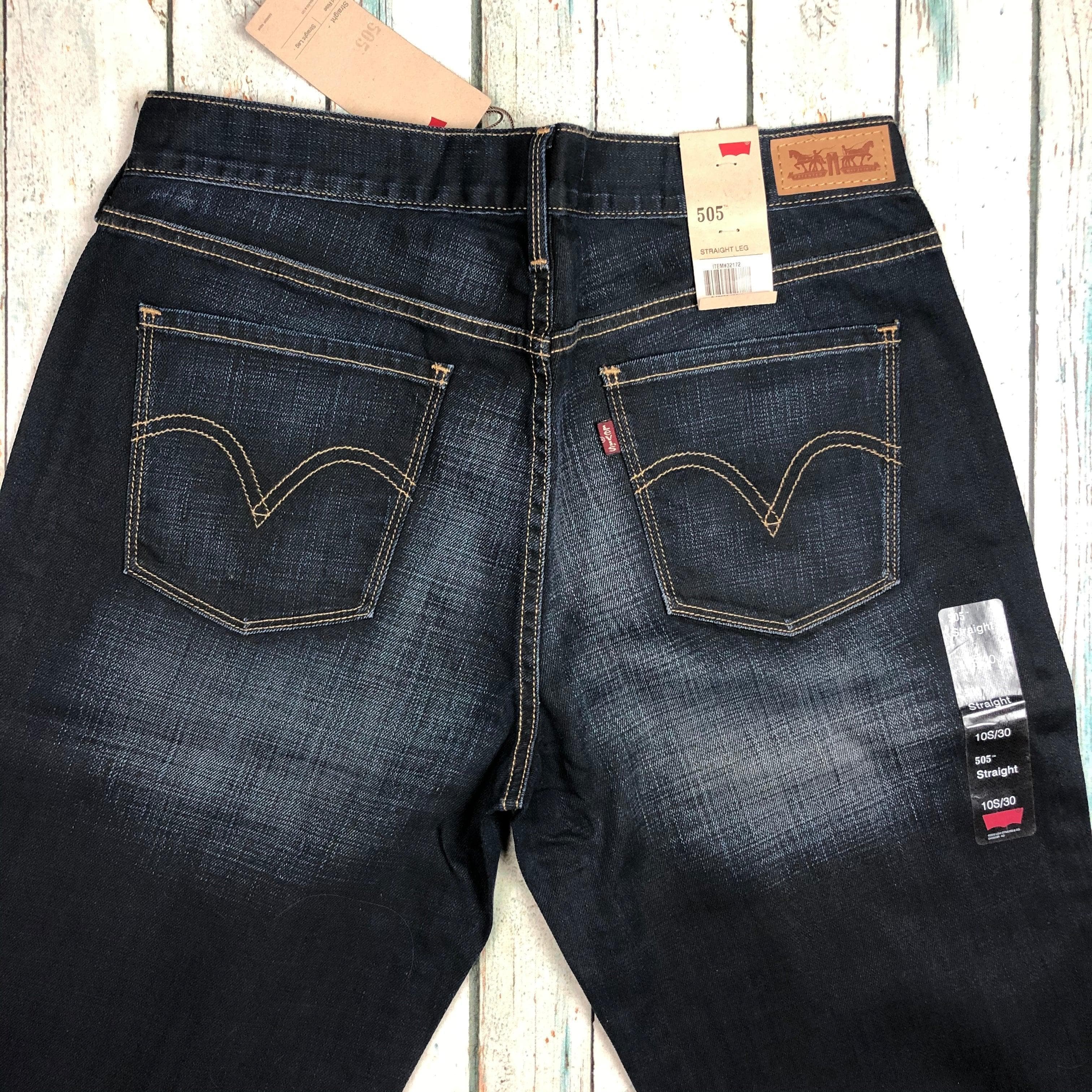 NWT- Levis 505 Straight Leg Denim Jeans - Size 30S — photo 7 of 7