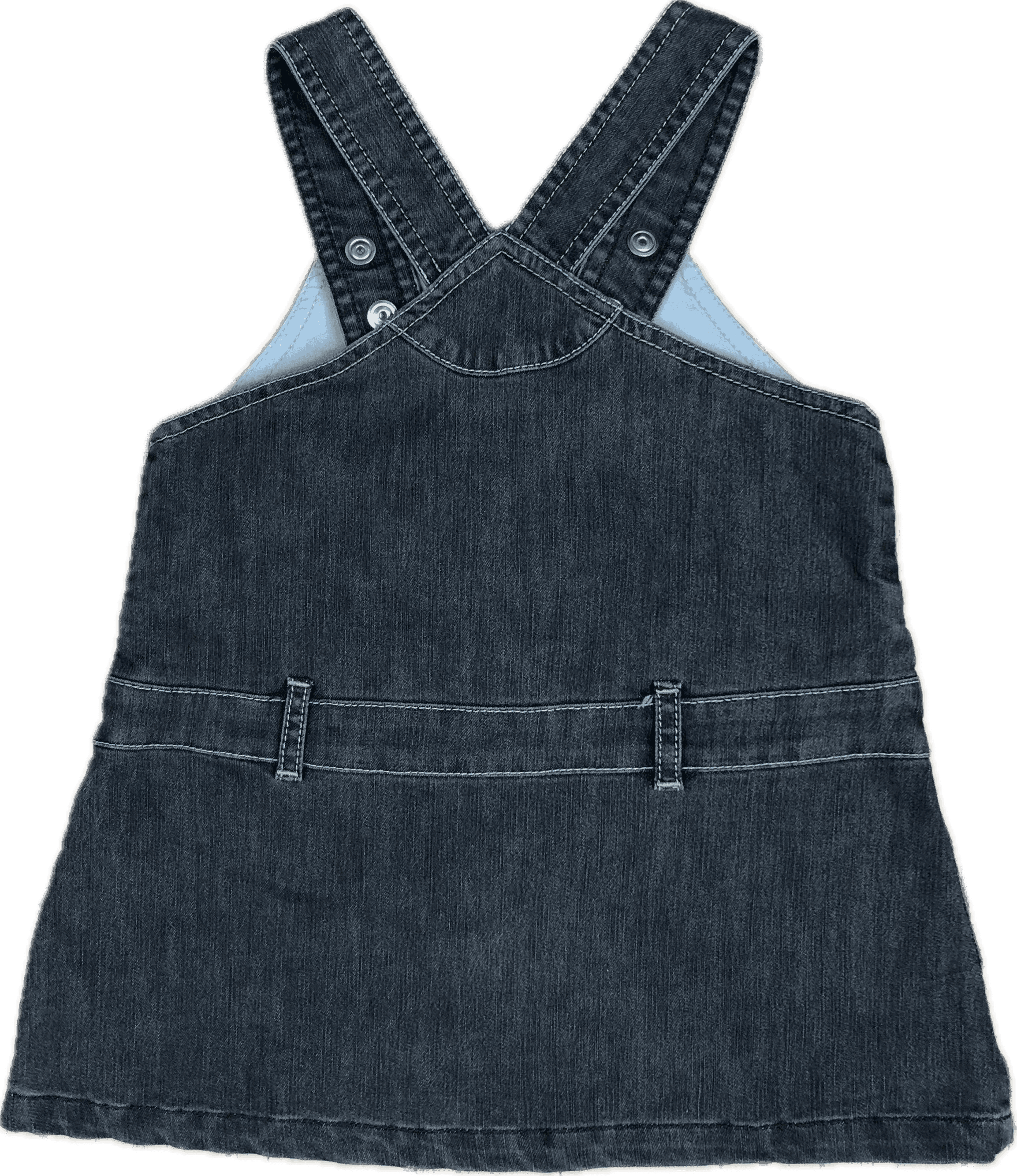 Escada Toddler Denim Pinafore dress - Size 12M — photo 2 of 8