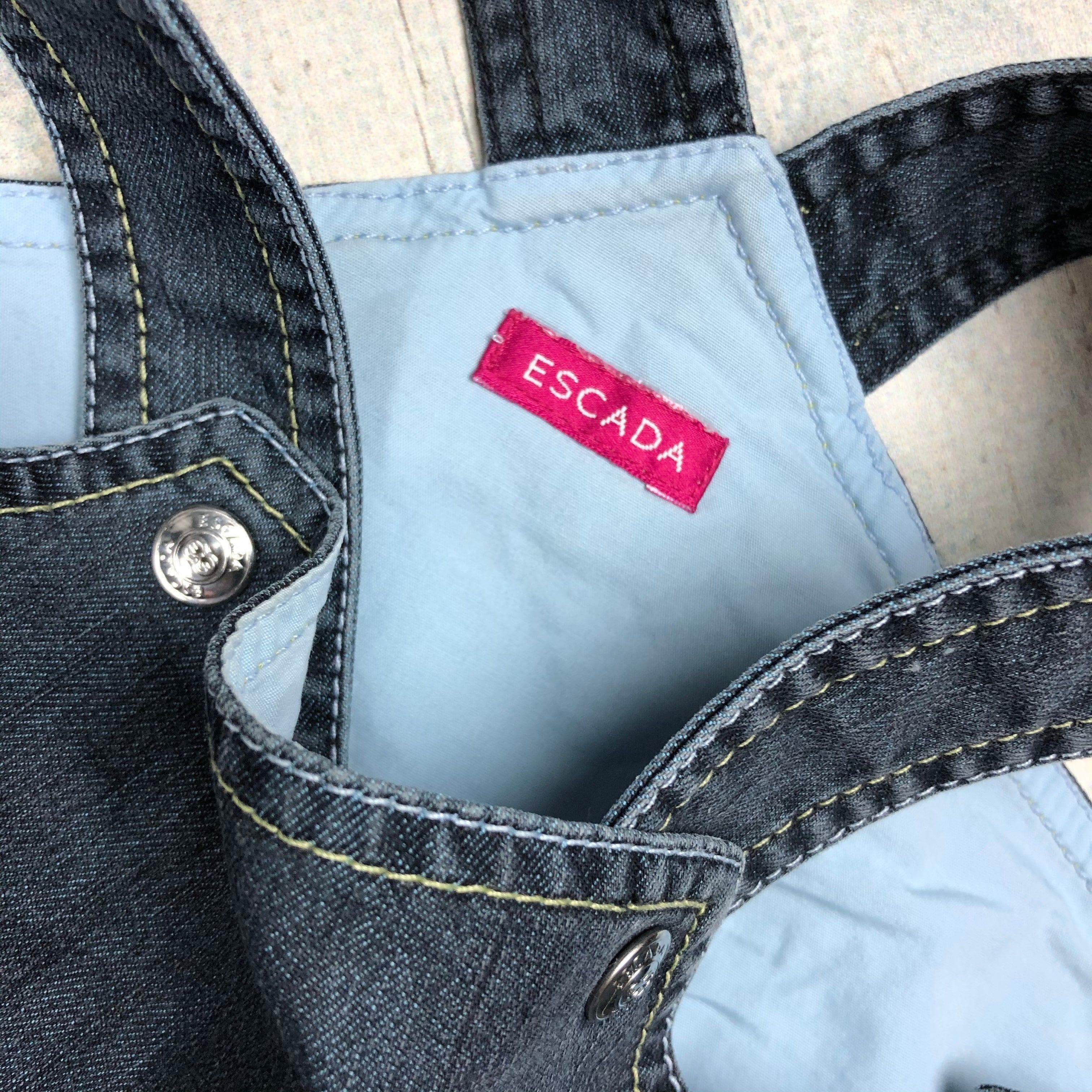 Escada Toddler Denim Pinafore dress - Size 12M — photo 5 of 8