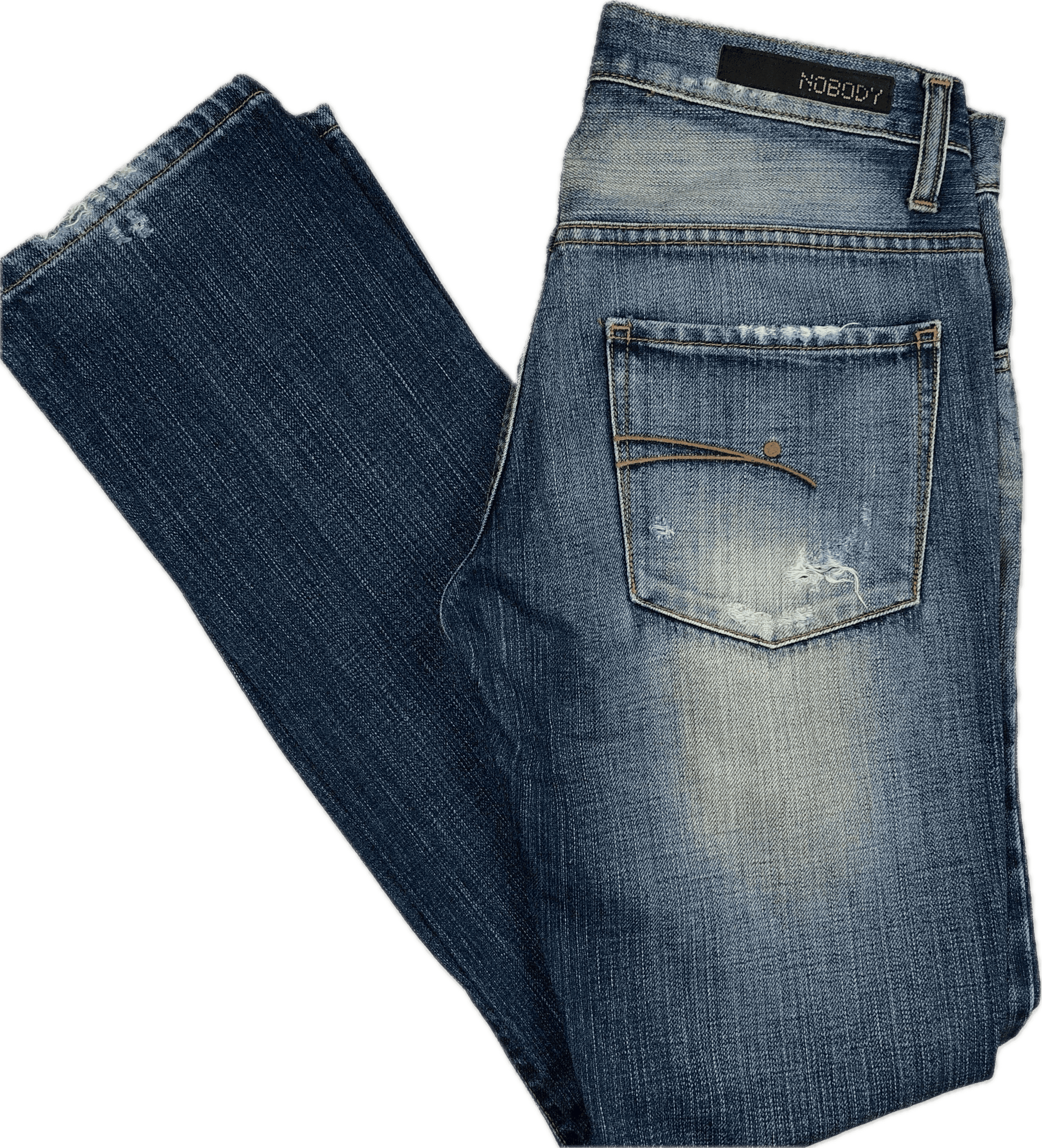 NOBODY Distressed Ripped Jeans- Size 25 — photo 1 of 7
