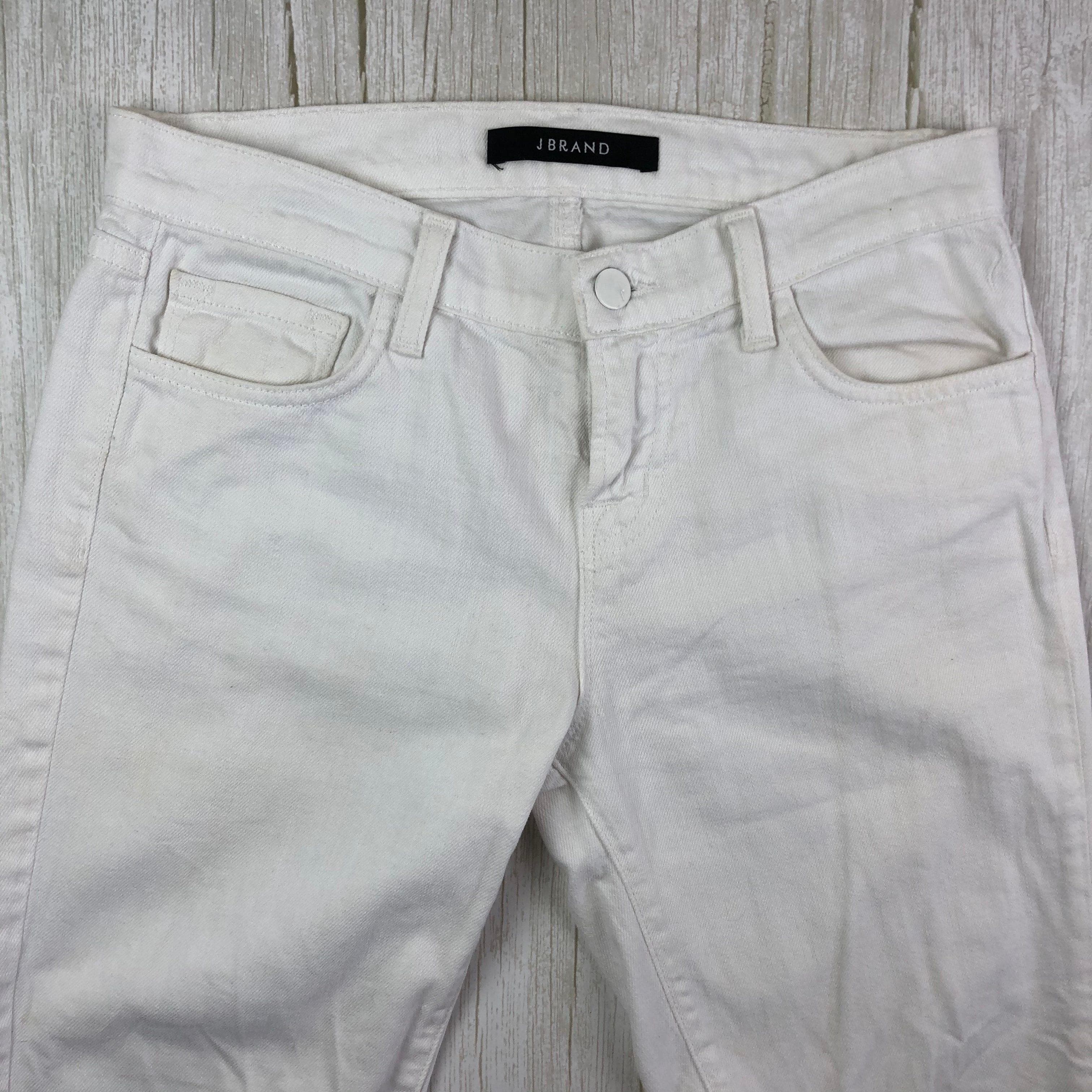 J Brand White Denim 'Jake' Slim Boyfriend Fit Jeans- Size 24 — photo 4 of 8