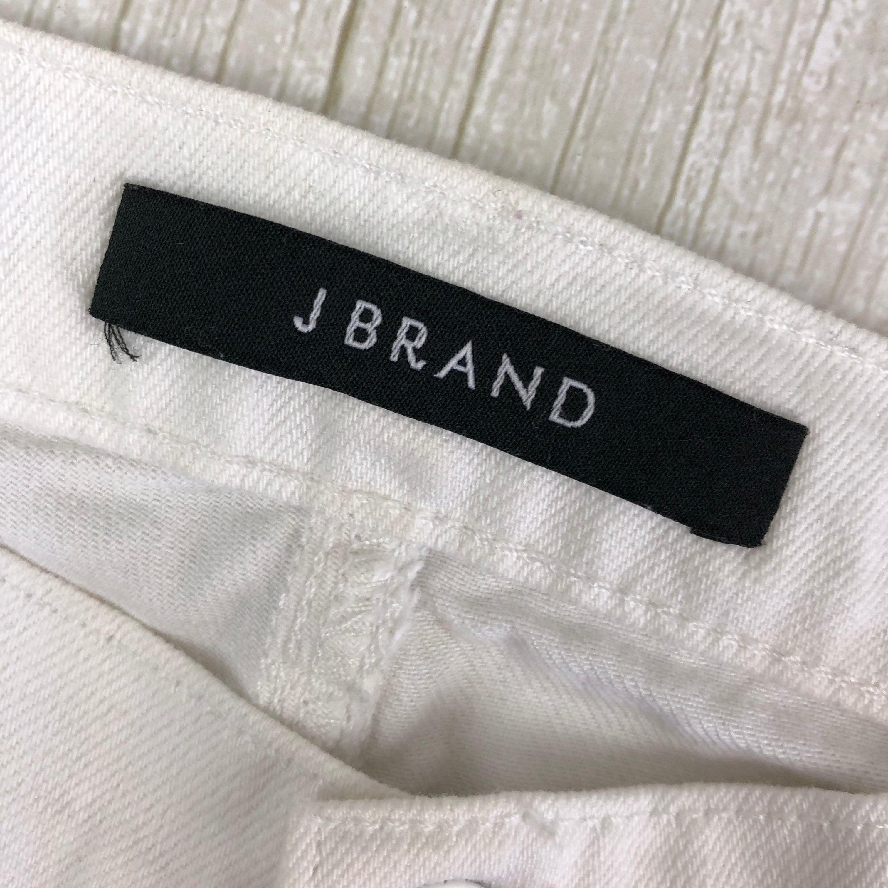 J Brand White Denim 'Jake' Slim Boyfriend Fit Jeans- Size 24 — photo 5 of 8